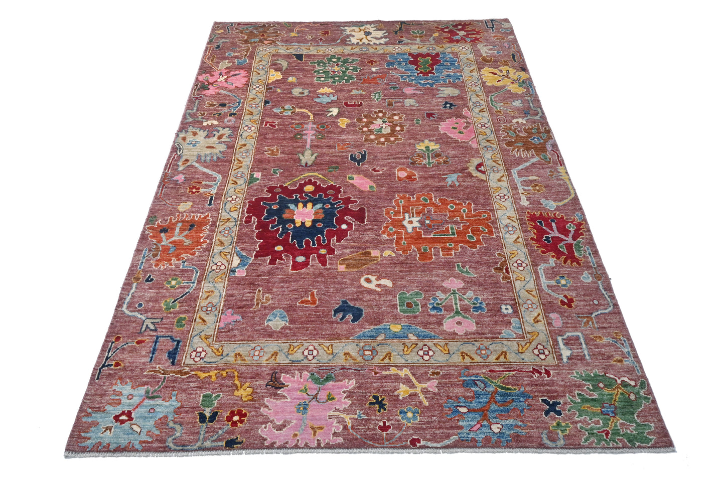 Transitional Oushak Rug