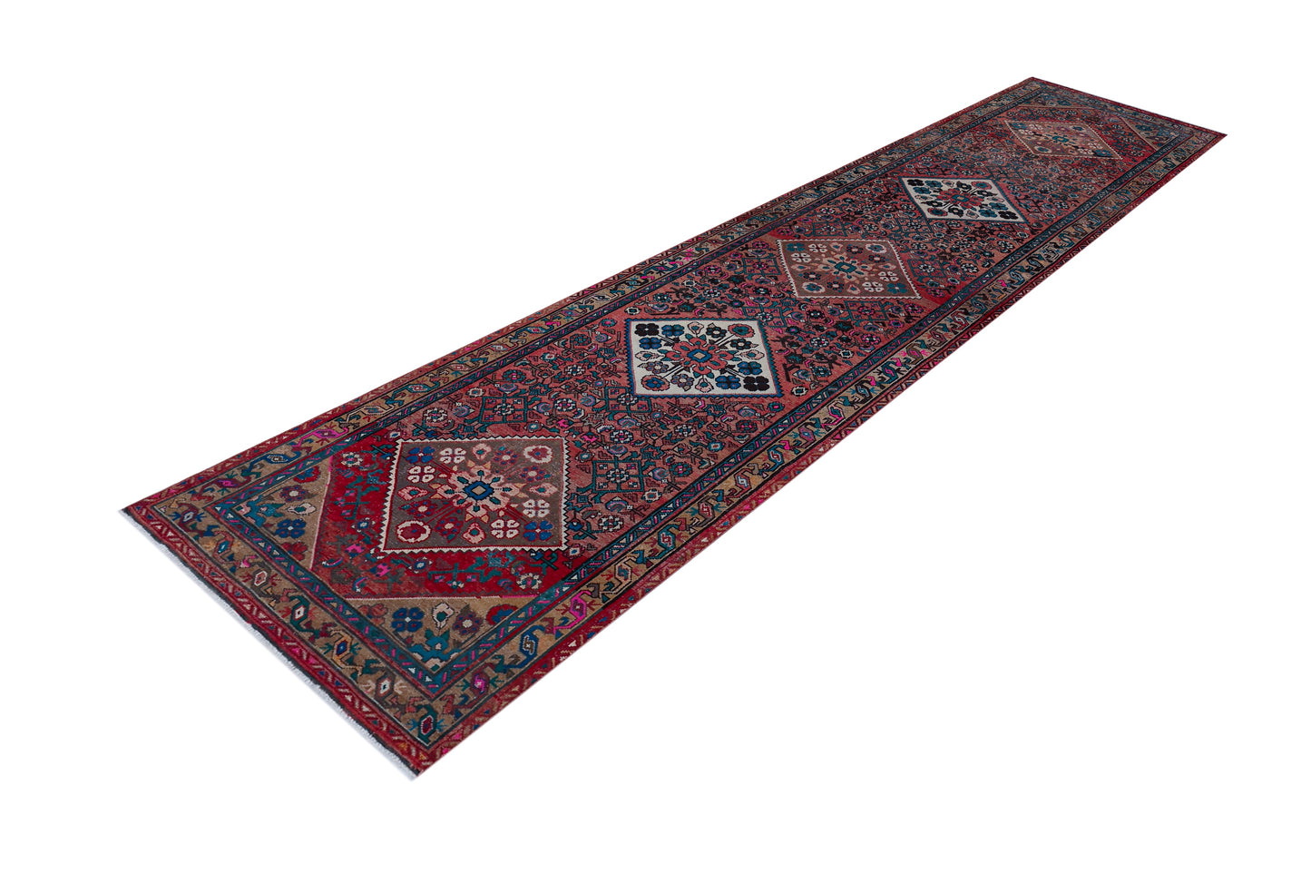 Vintage Persian Qashqai Runner
