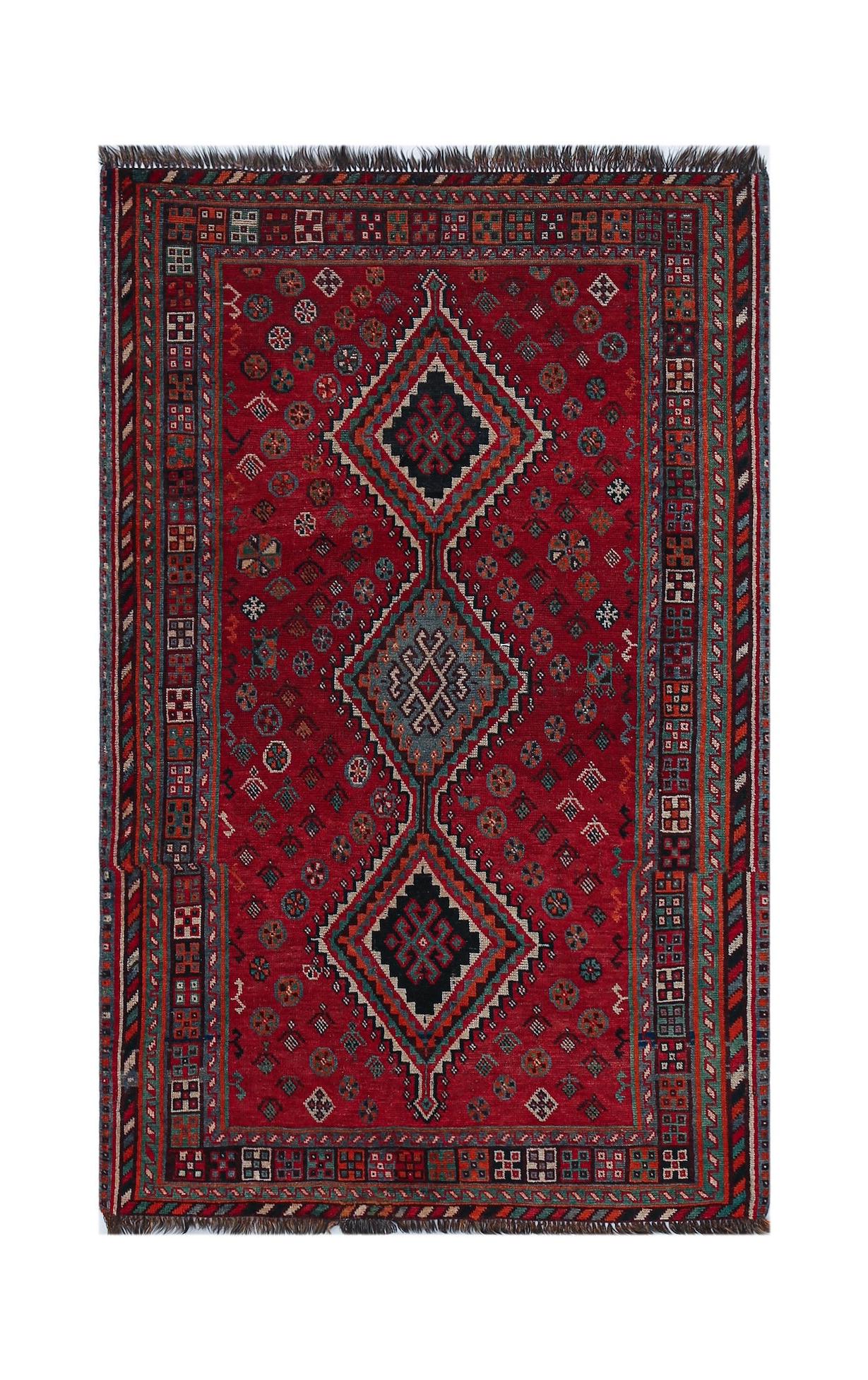 Vintage Persian Shiraz Rug