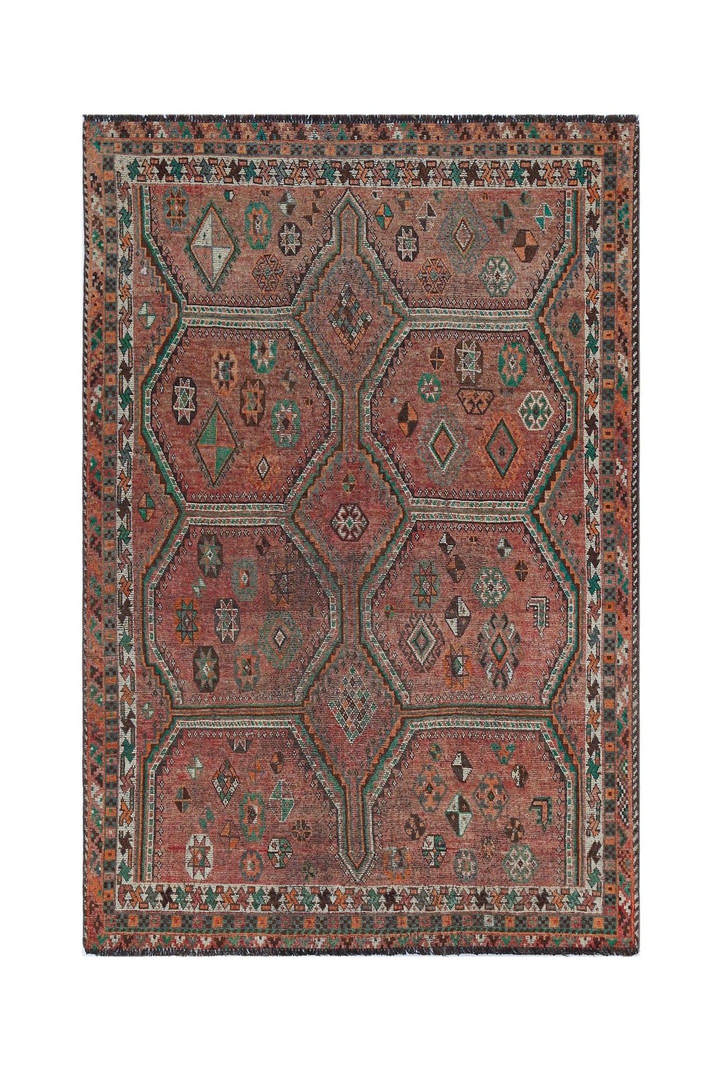 Vintage Persian Shiraz Rug