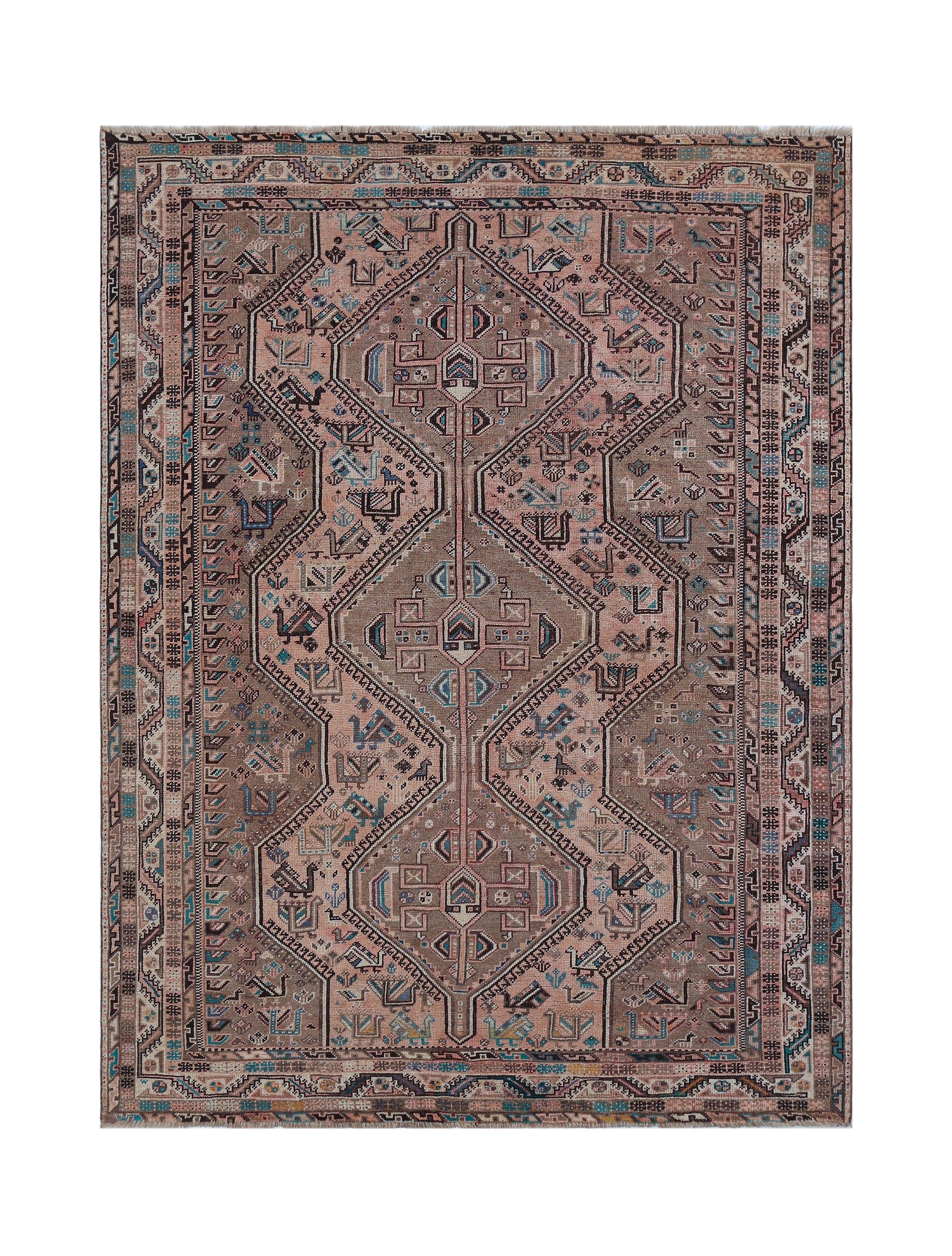 Vintage Persian Shiraz Rug