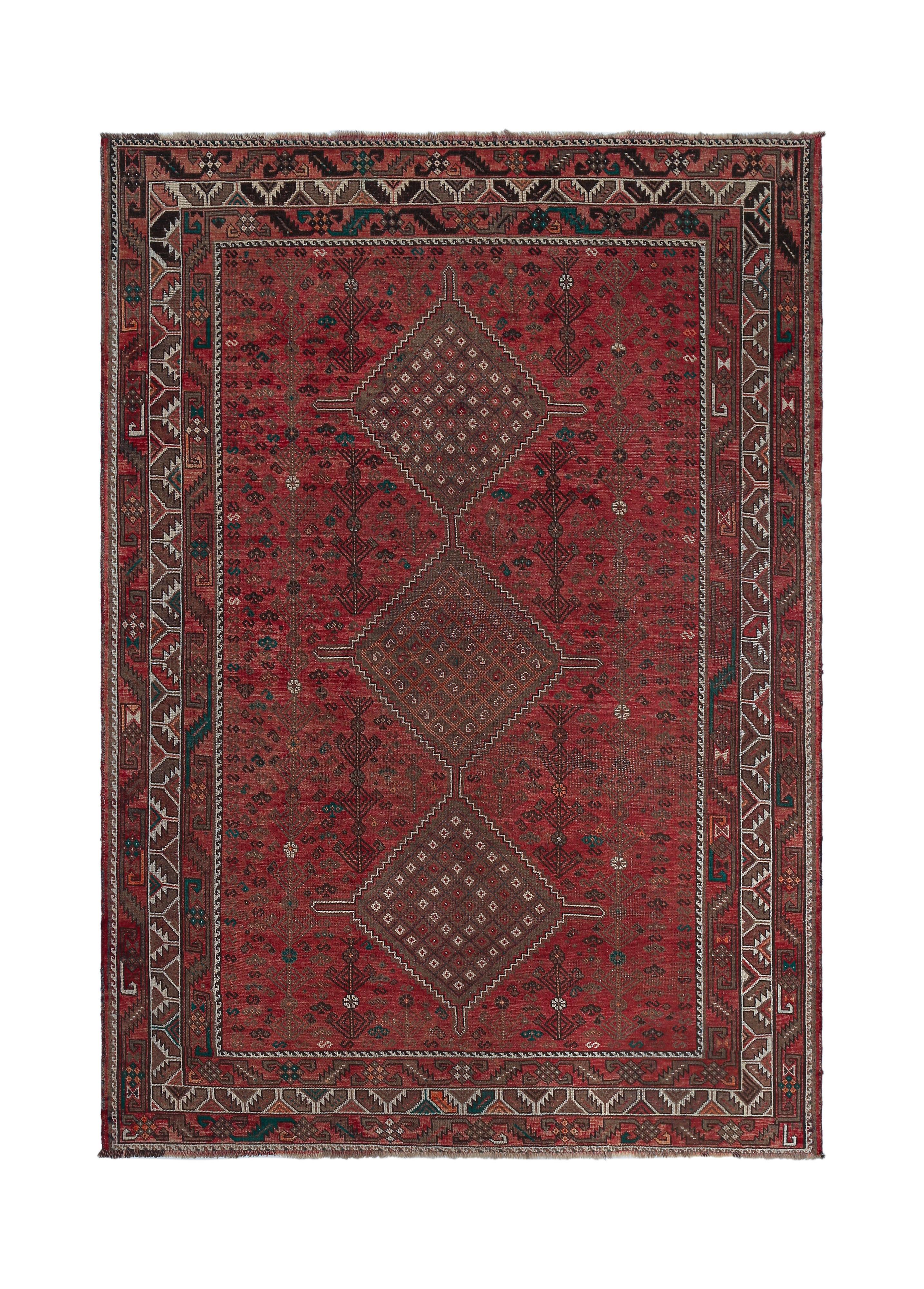 Vintage Persian Shiraz Rug