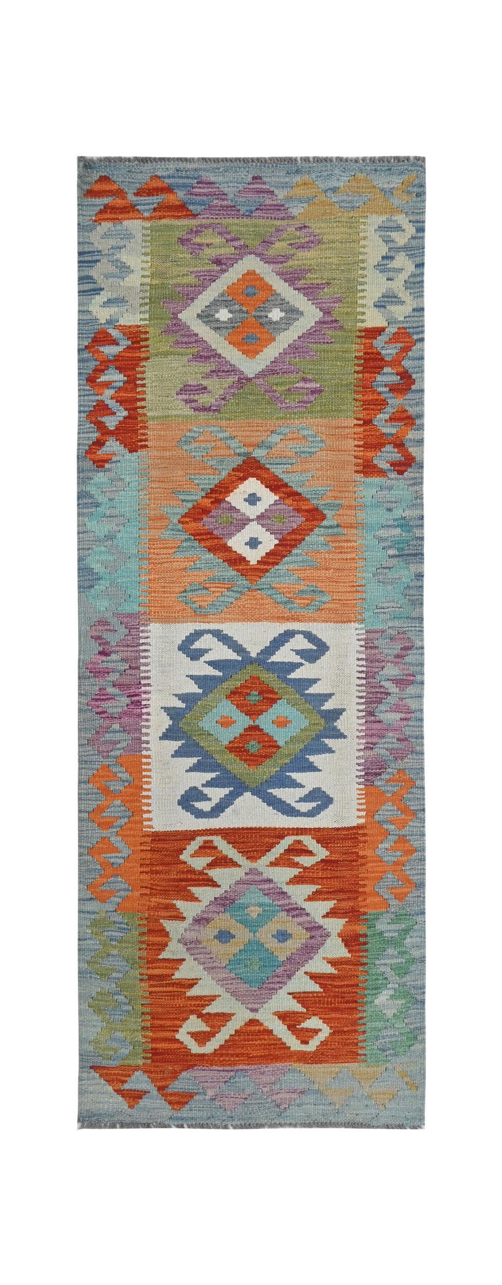 Afghan Maimana Kilim Runner