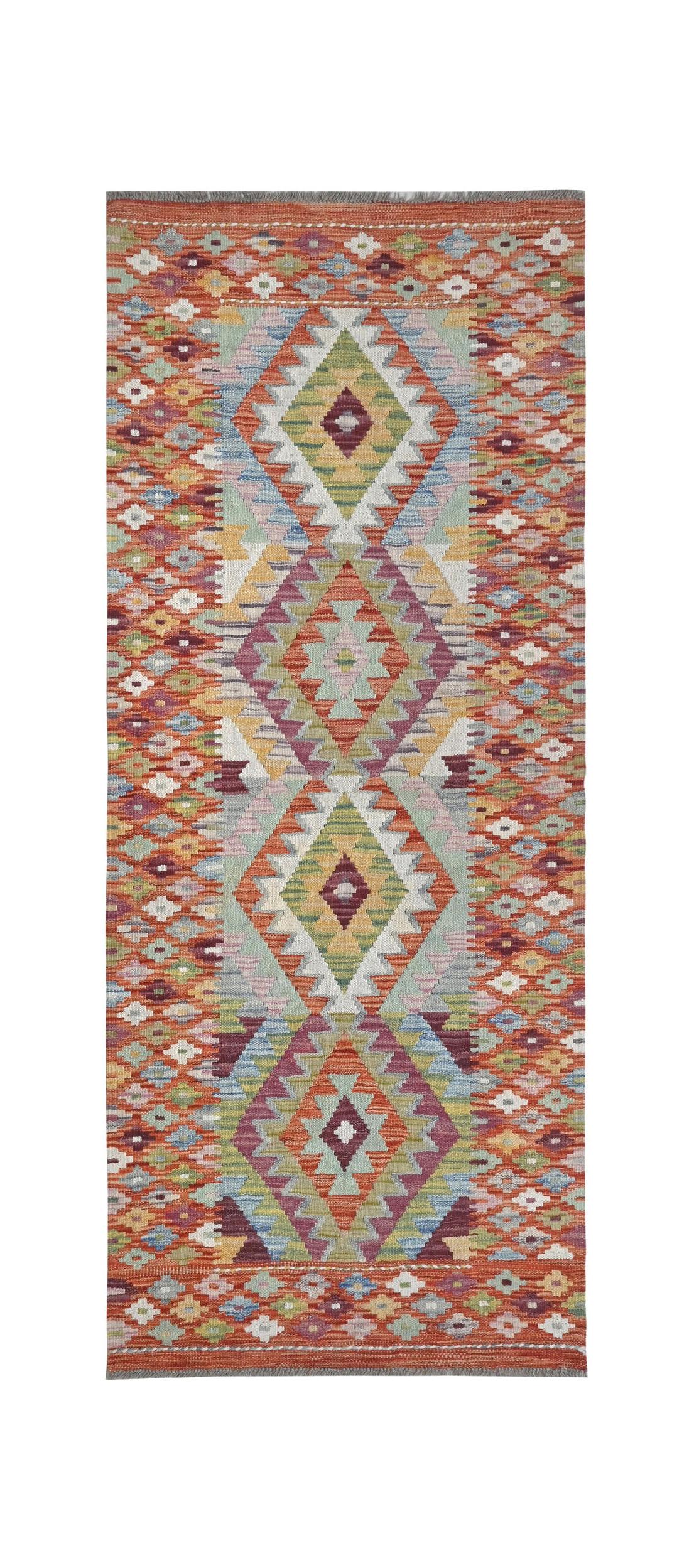 Afghan Maimana Kilim Runner