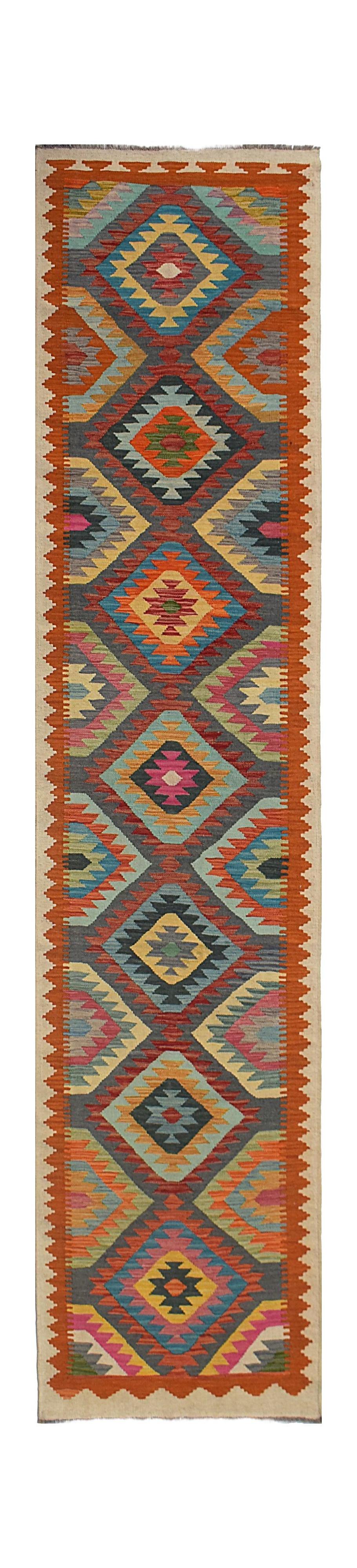 Afghan Maimana Kilim Runner