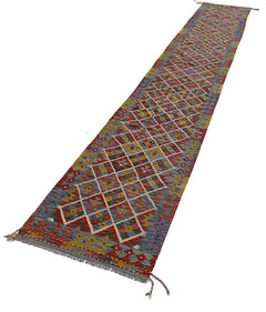 Afghan Maimana Kilim Runner