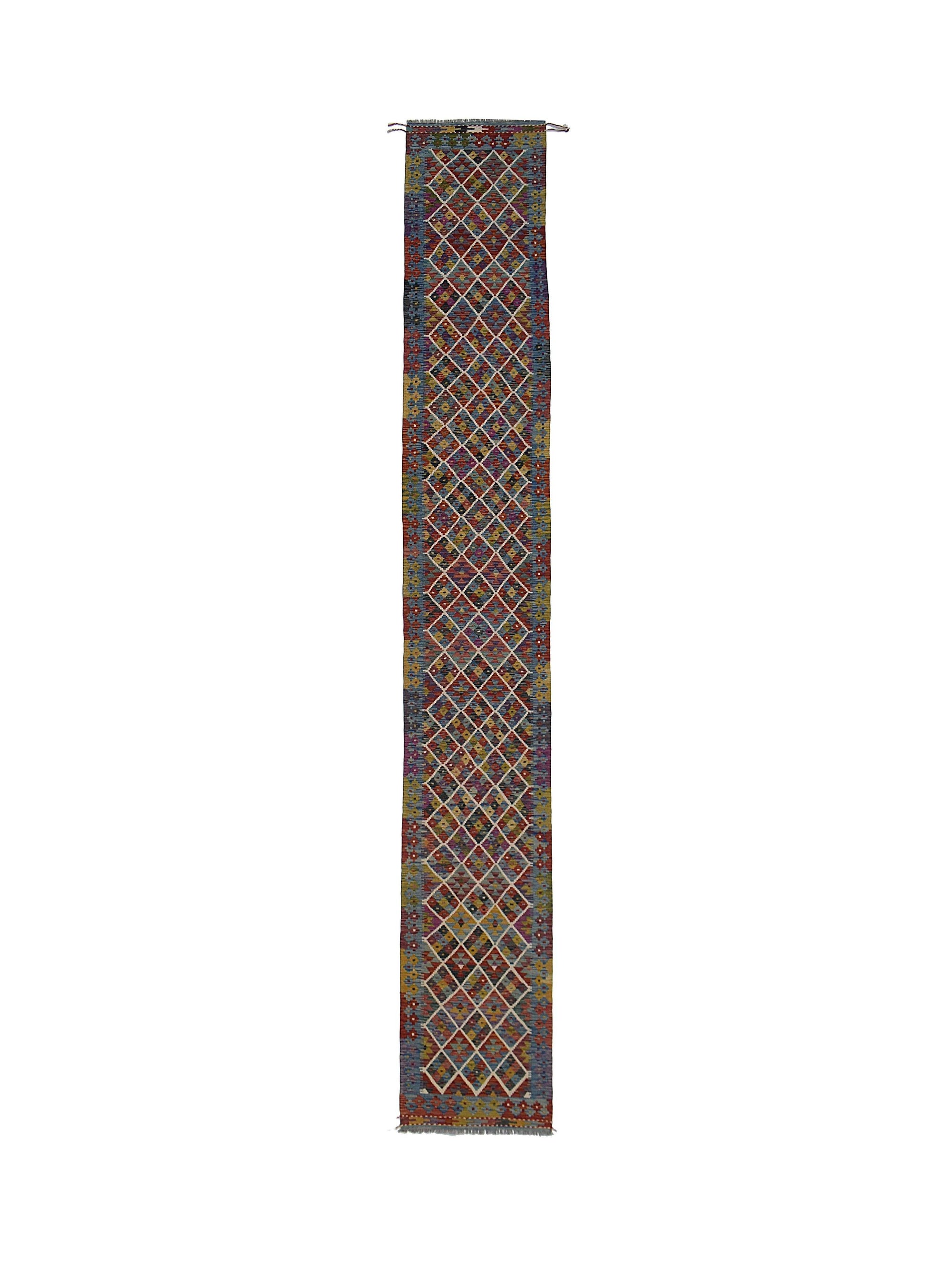 Afghan Maimana Kilim Runner