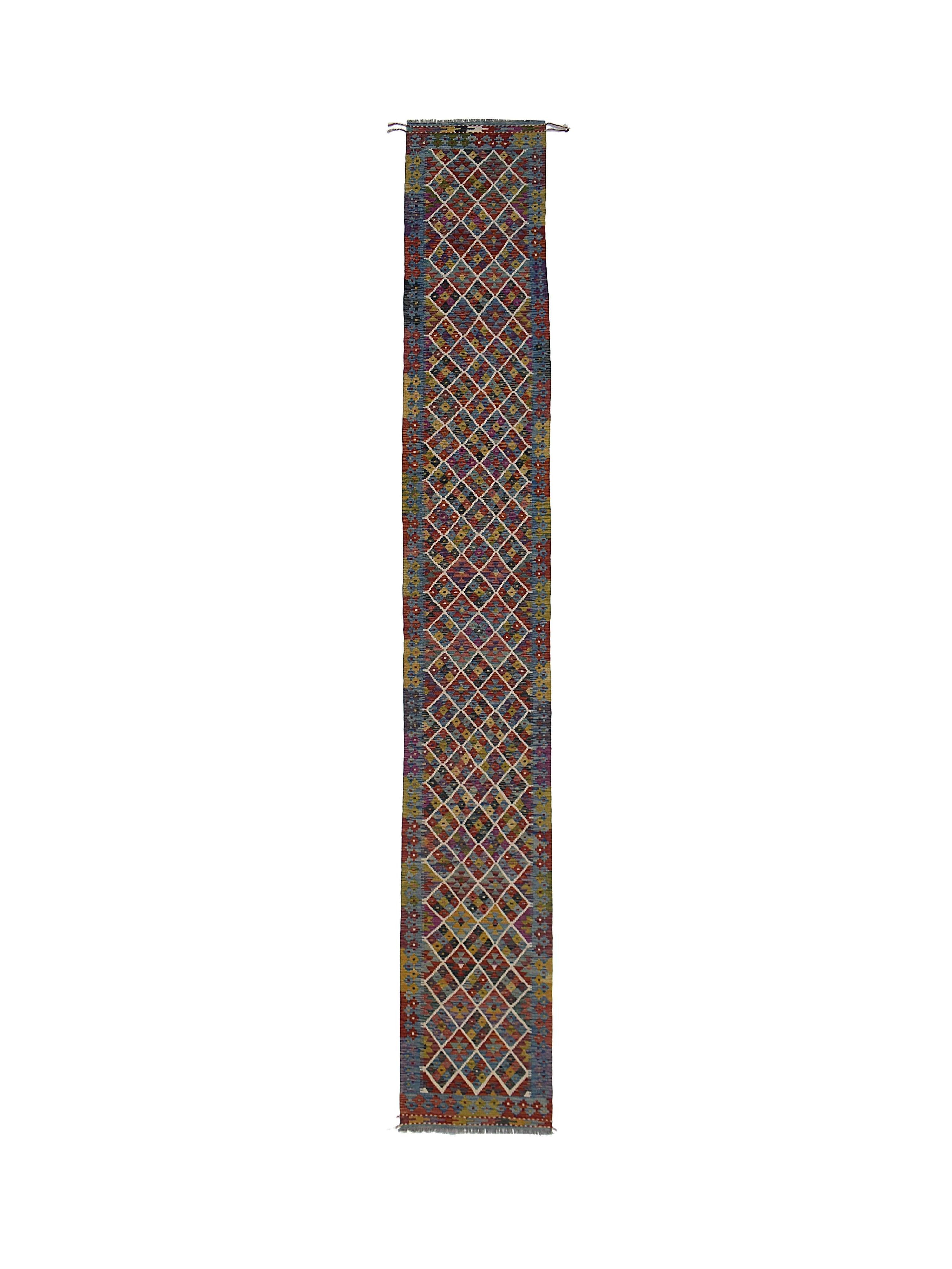 Afghan Maimana Kilim Runner