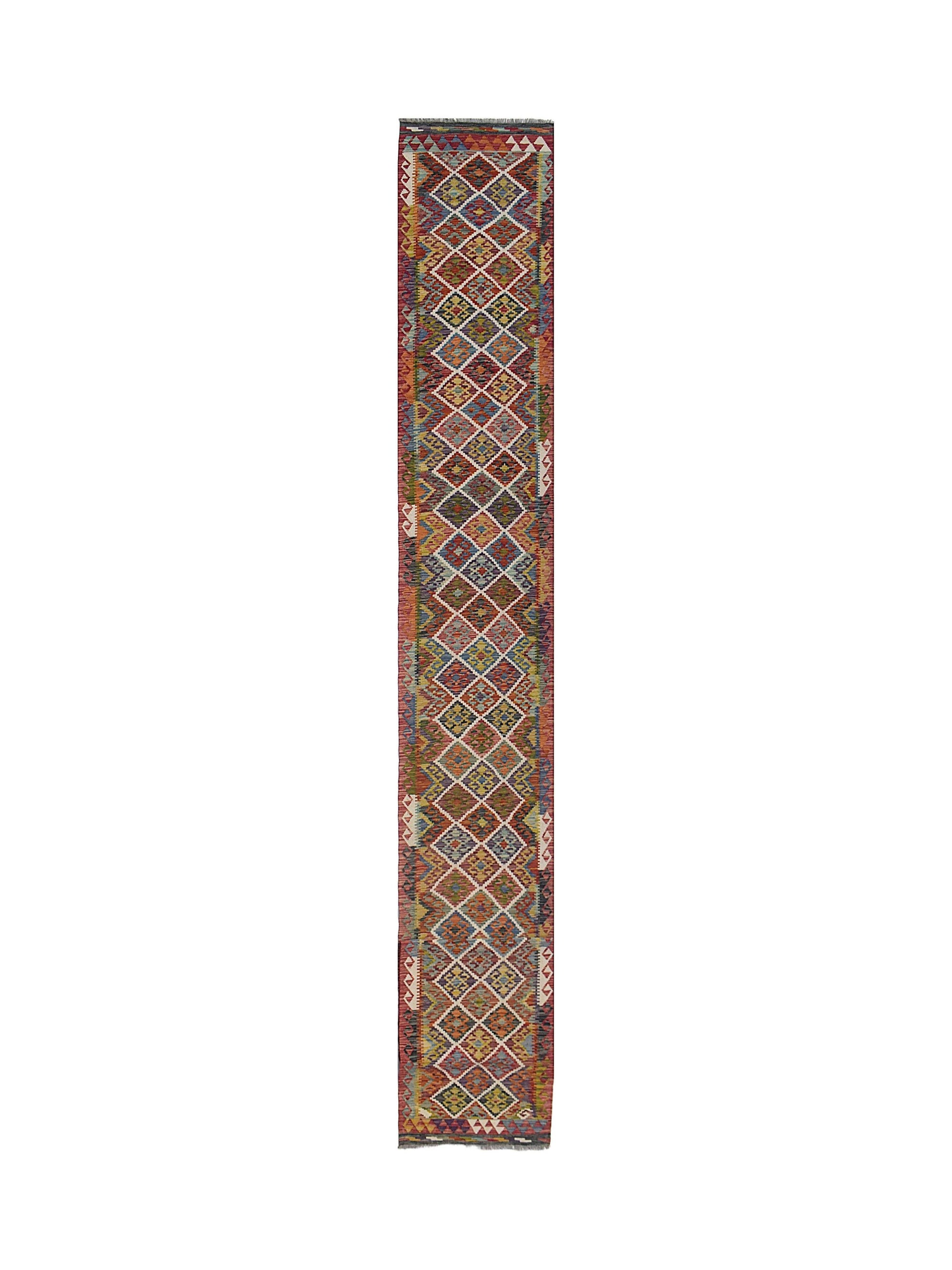 Afghan Maimana Kilim Runner