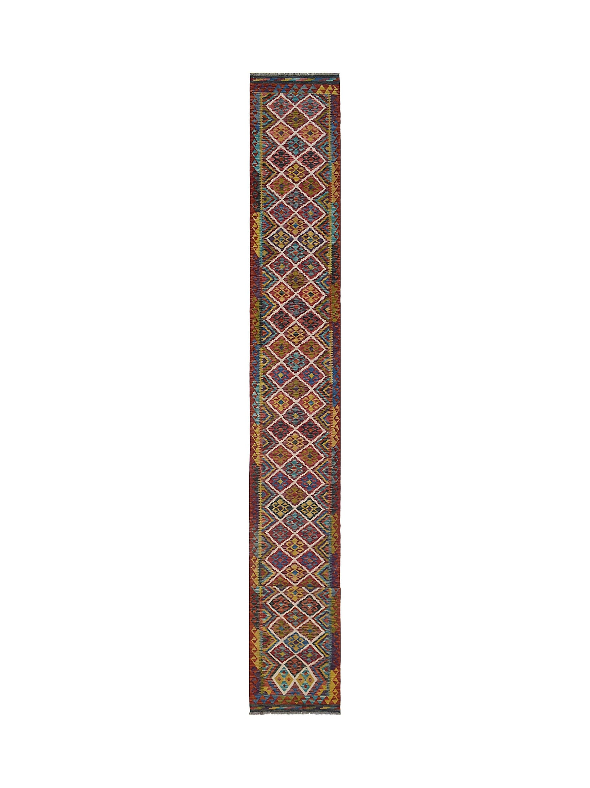 Afghan Maimana Kilim Runner