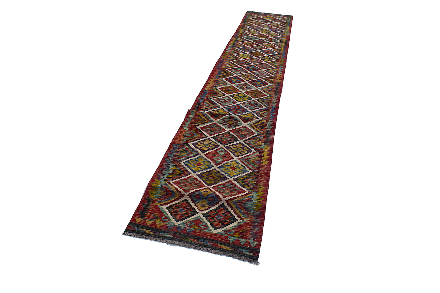 Afghan Maimana Kilim Runner