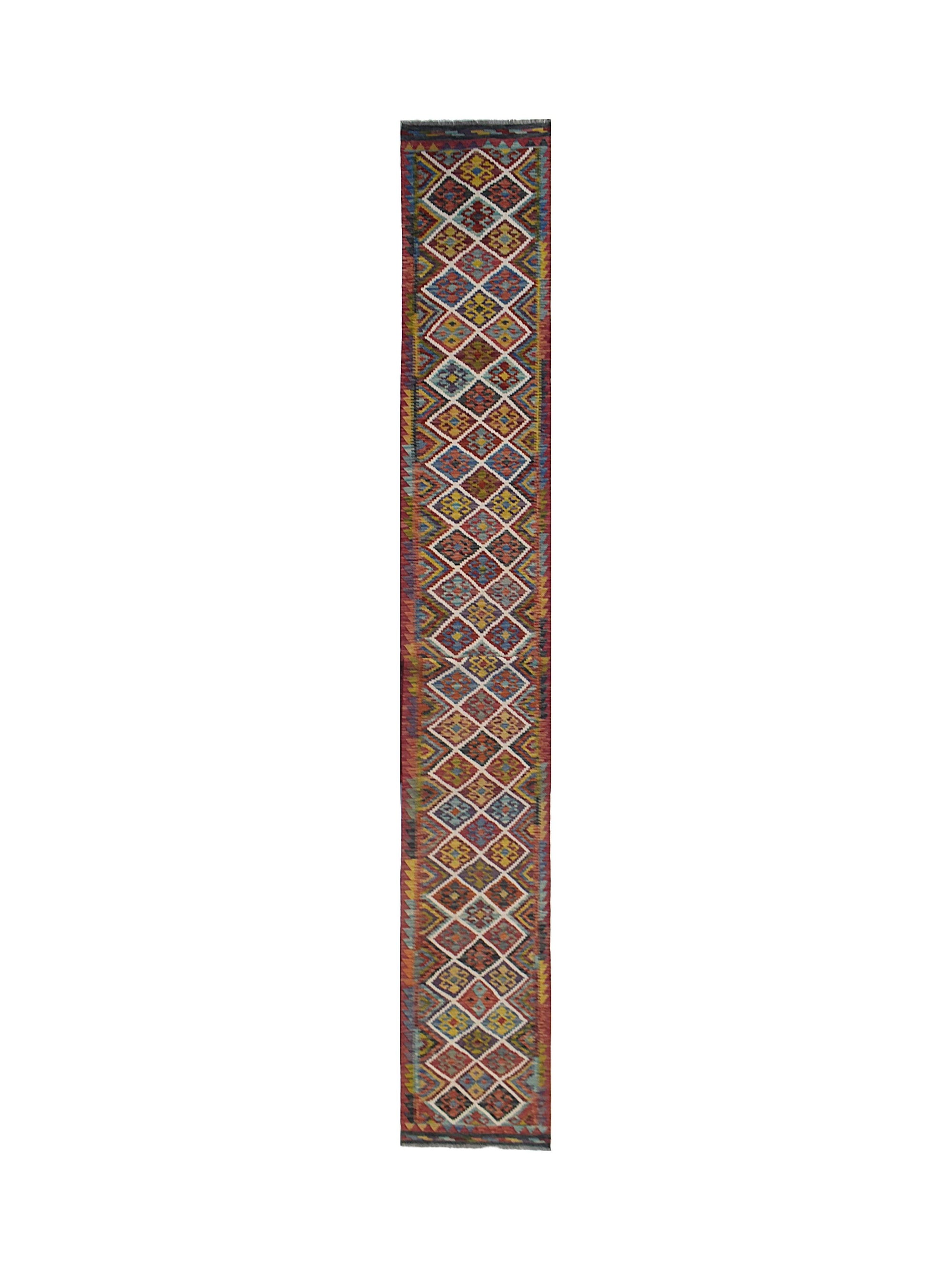 Afghan Maimana Kilim Runner