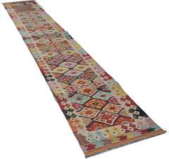 Afghan Maimana Kilim Runner