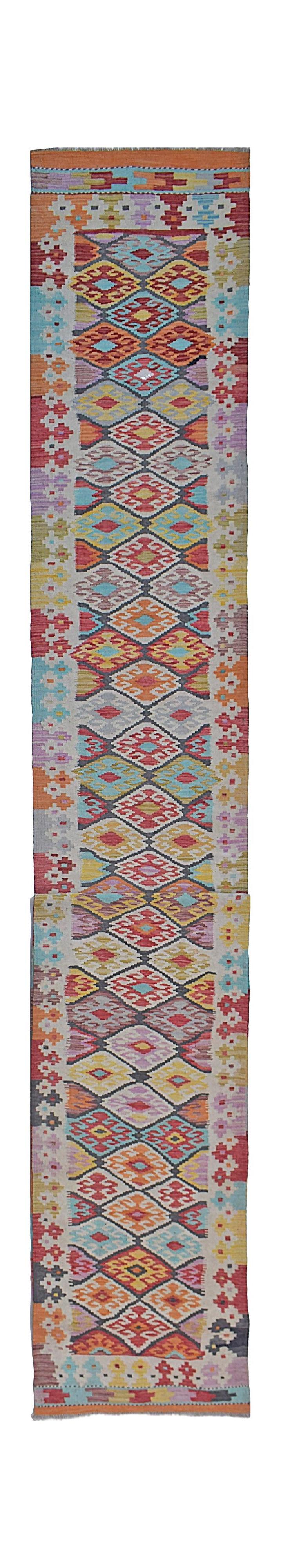 Afghan Maimana Kilim Runner