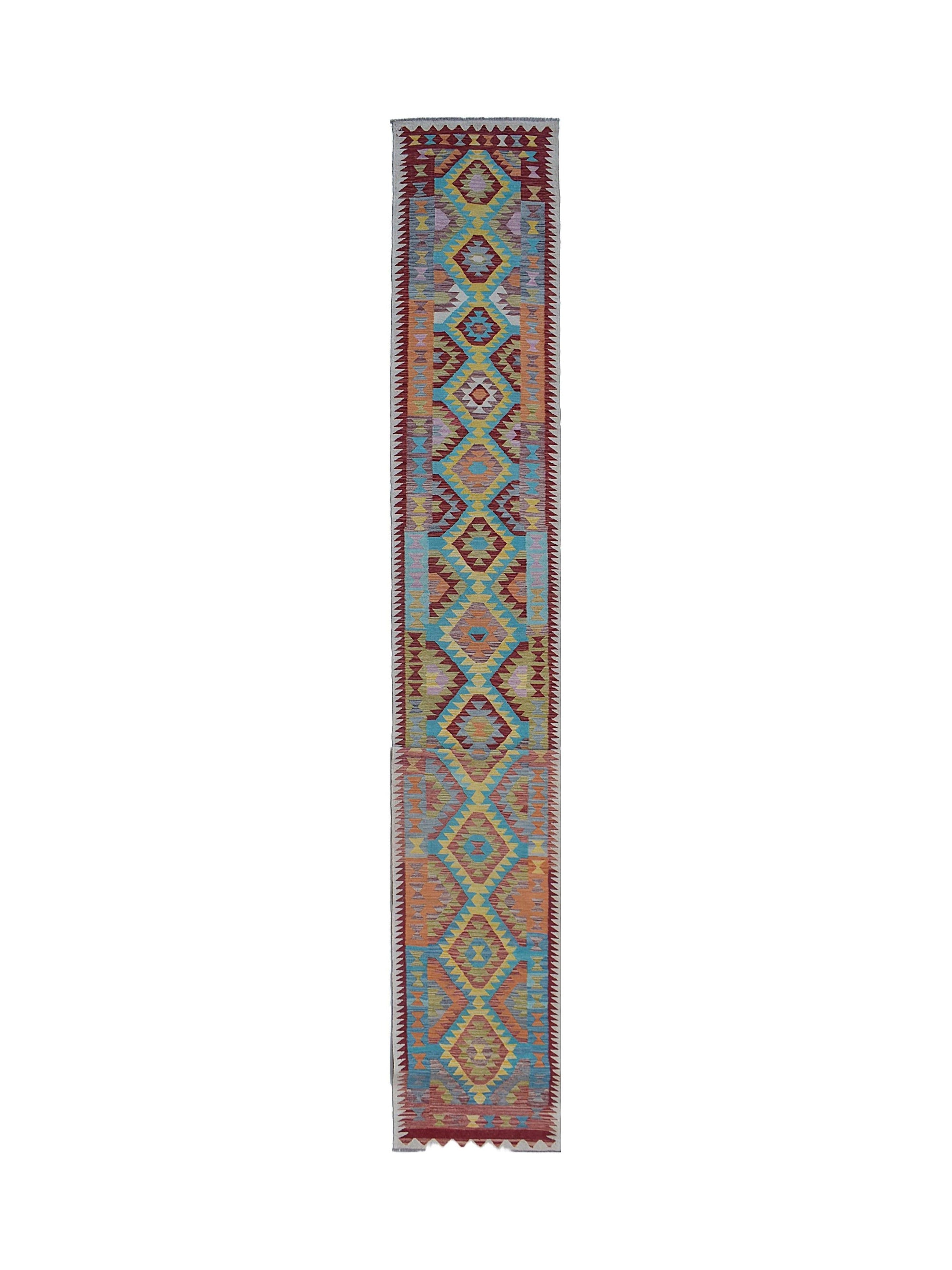 Afghan Maimana Kilim Runner