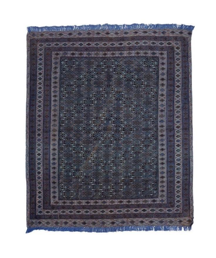 Afghan Mashwani Rug – Overdyed