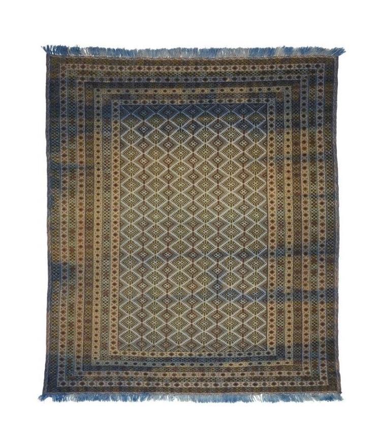 Afghan Mashwani Rug – Overdyed