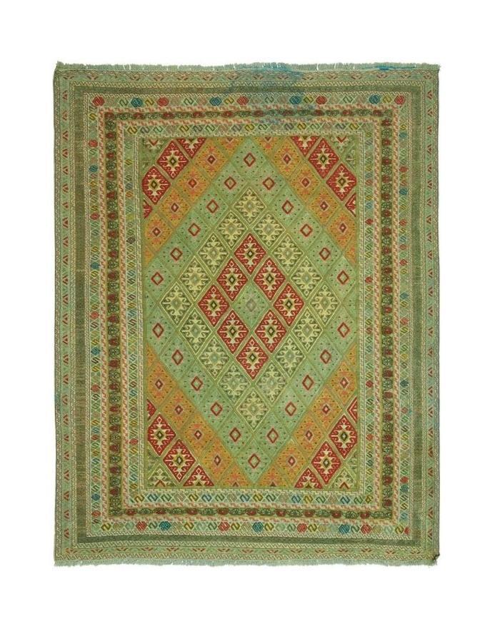 Afghan Mashwani Rug – Overdyed