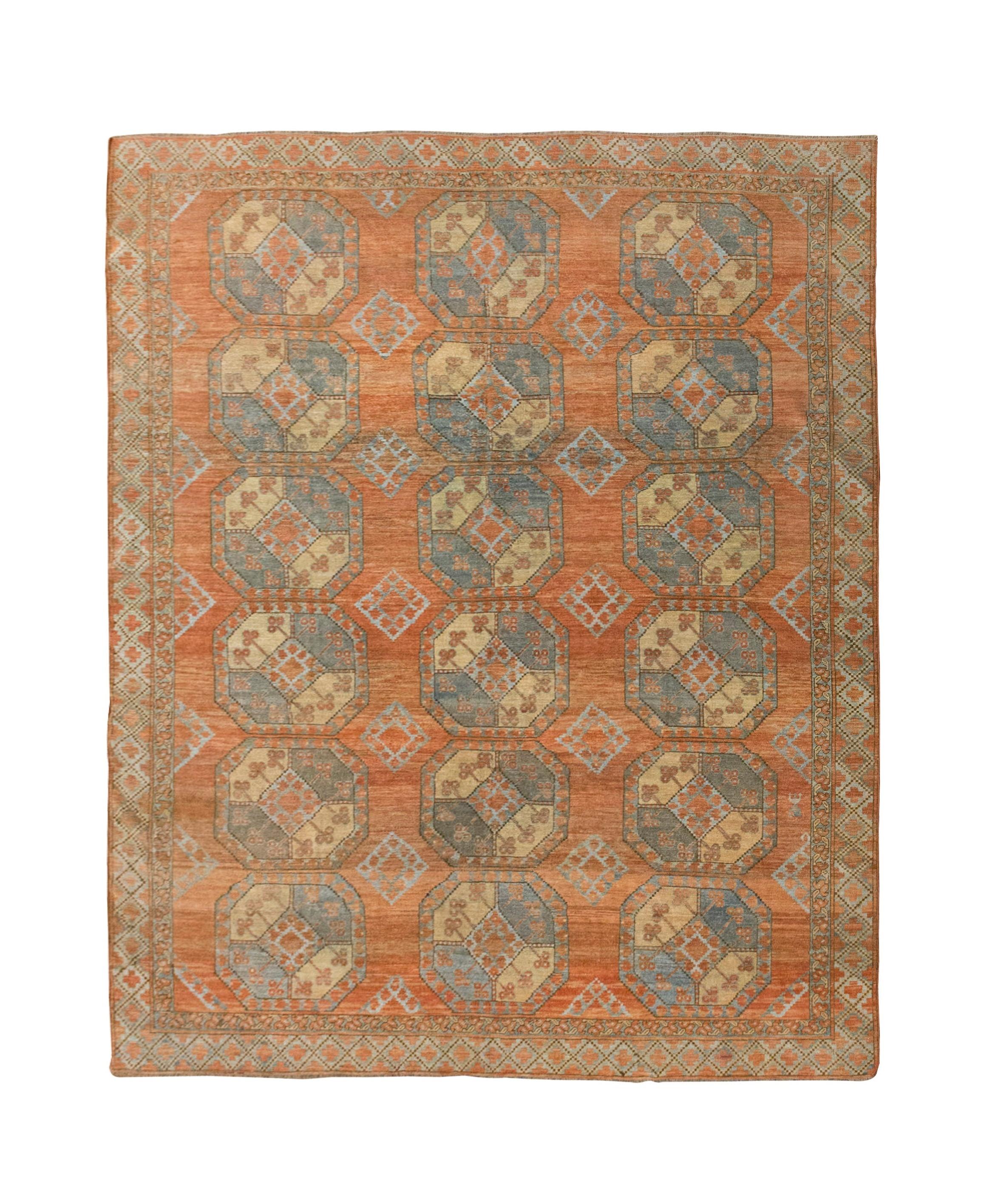 Antique Turkmen Ersari Rug