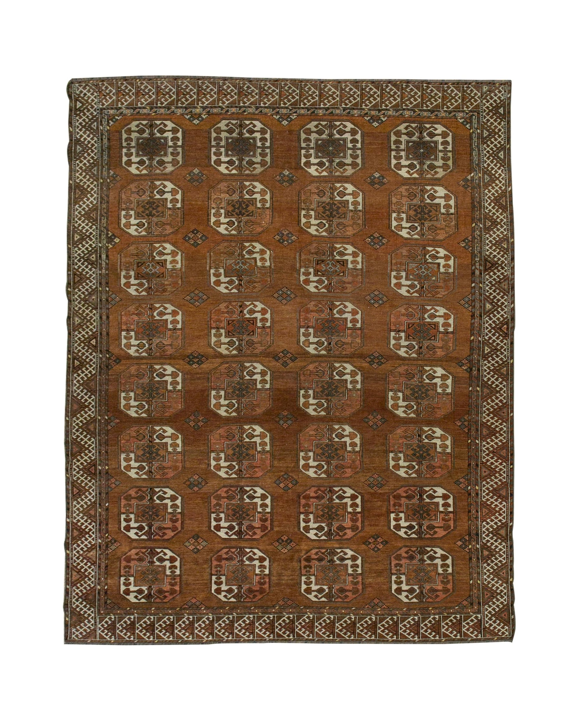 Antique Turkmen Ersari Rug