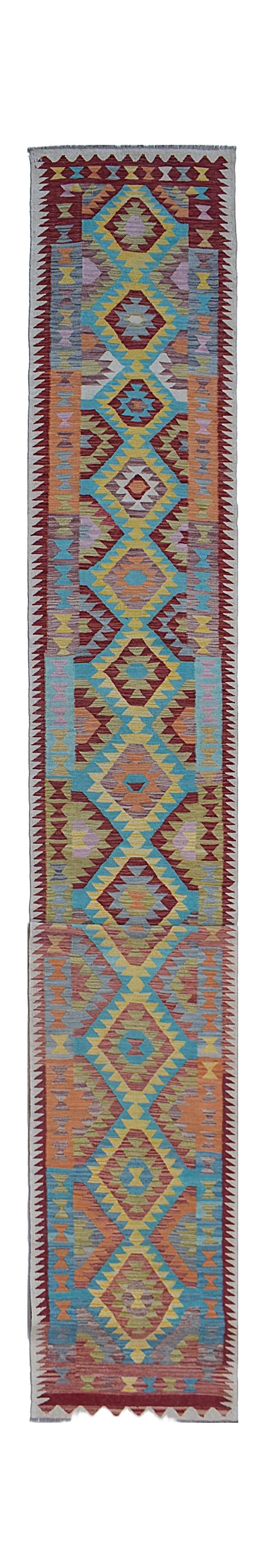 Afghan Maimana Kilim Runner