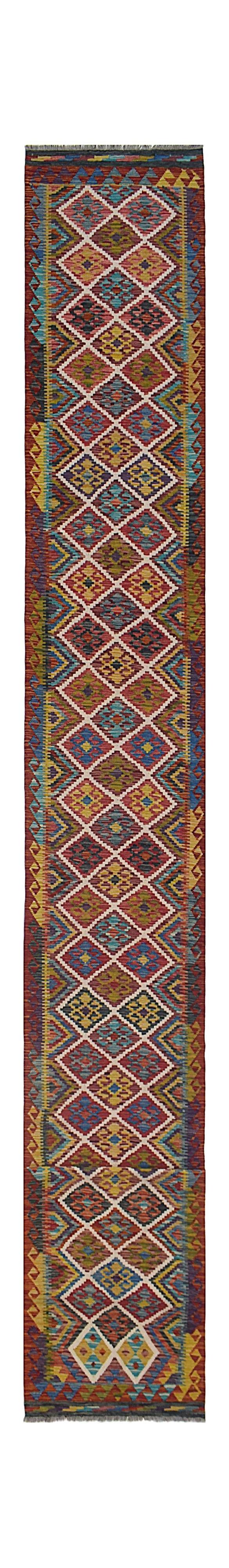 Afghan Maimana Kilim Runner