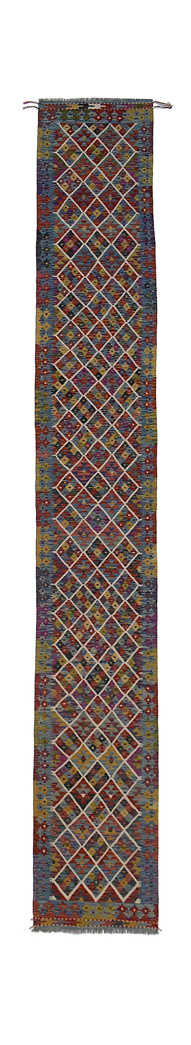 Afghan Maimana Kilim Runner