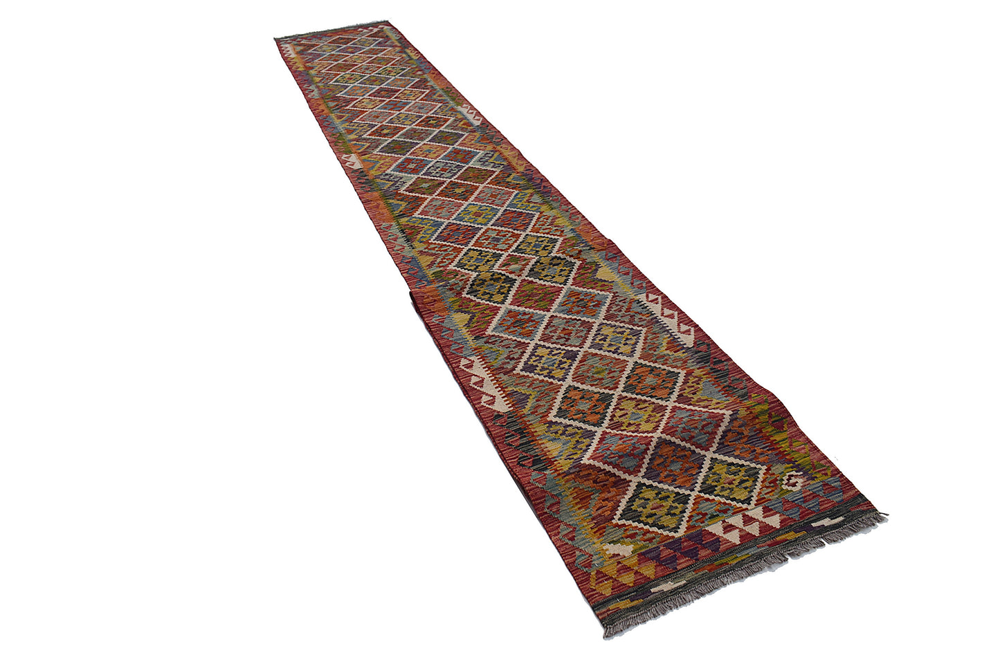 Afghan Maimana Kilim Runner