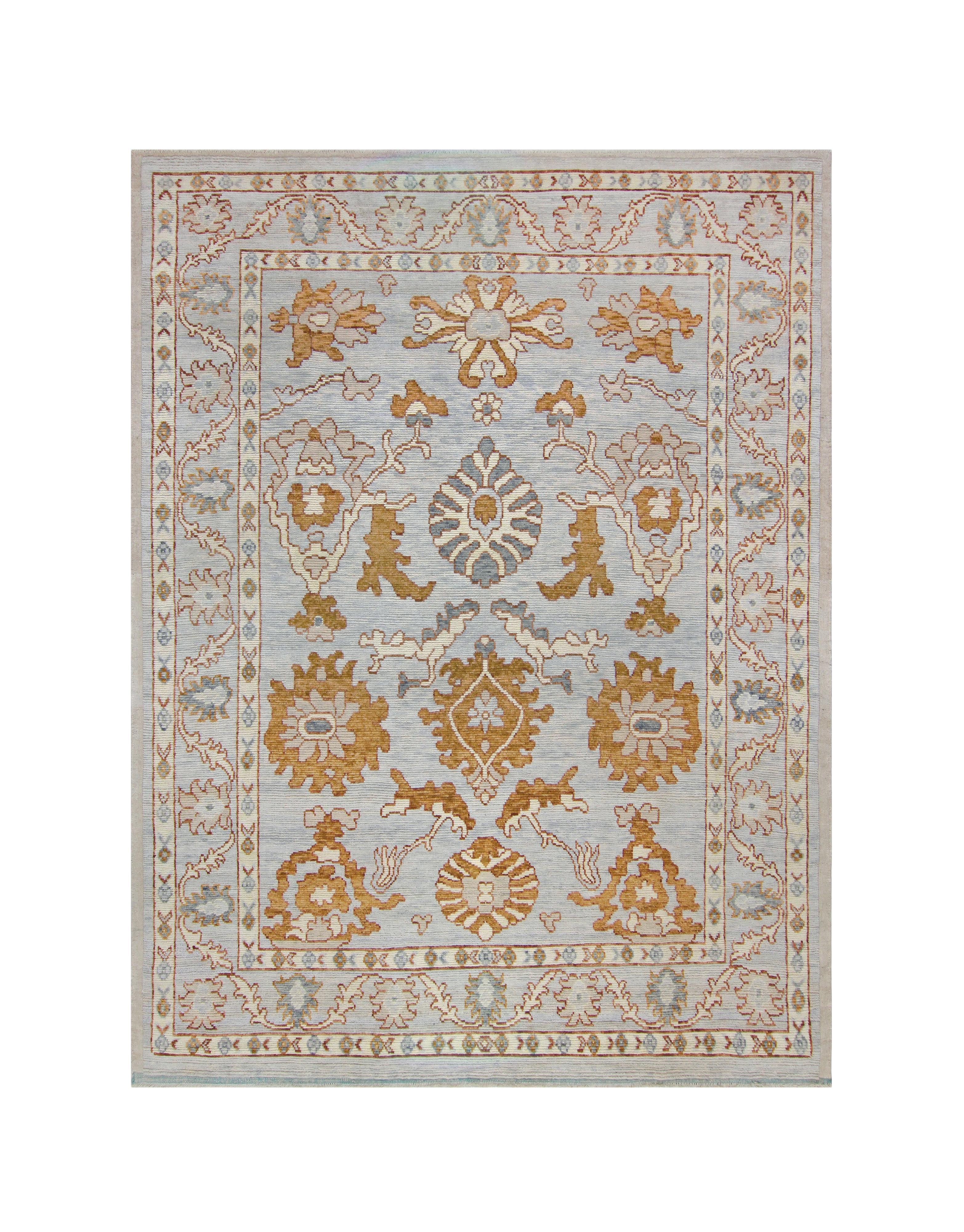 Transitional Oushak Rug