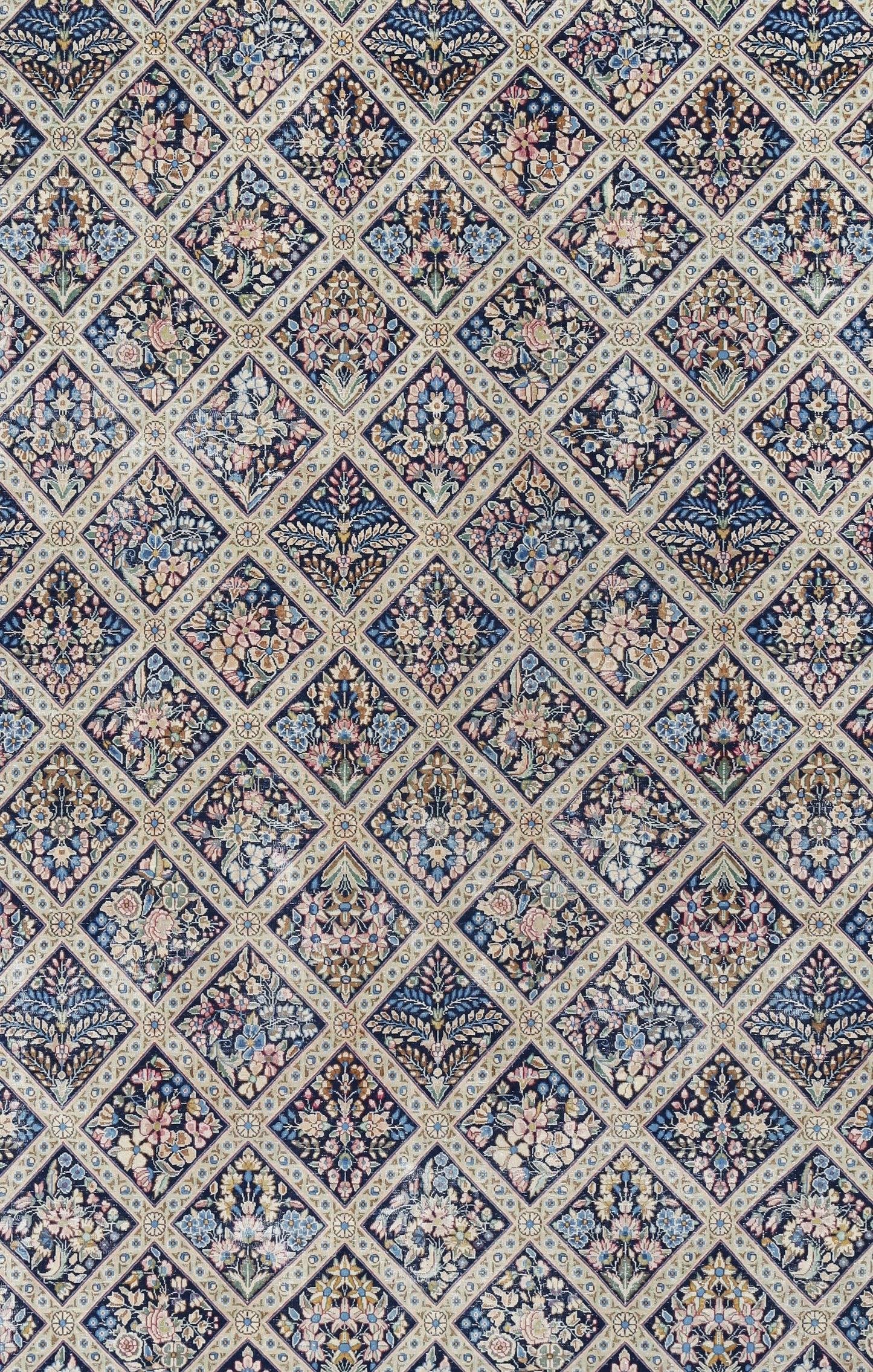 Vintage Persian Kerman Rug