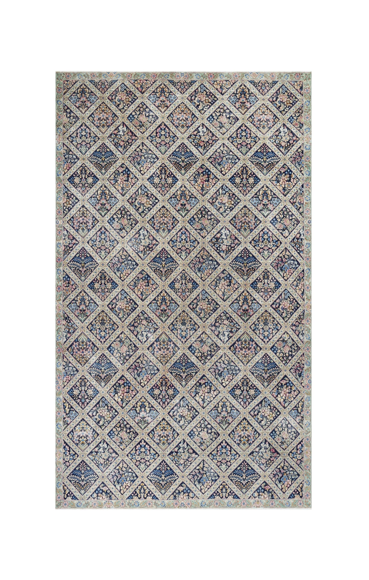 Vintage Persian Kerman Rug