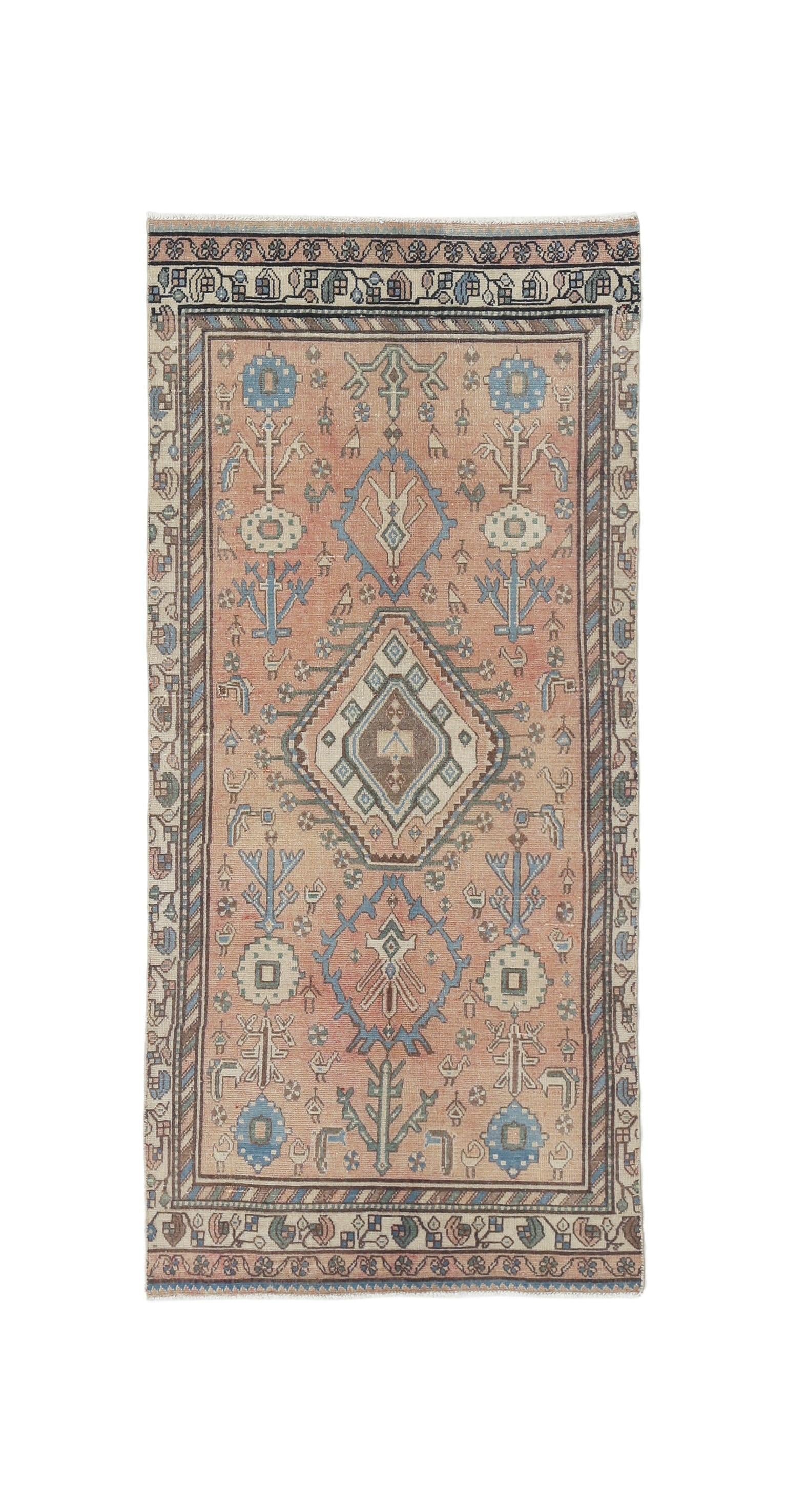Vintage Persian Qashqai Rug