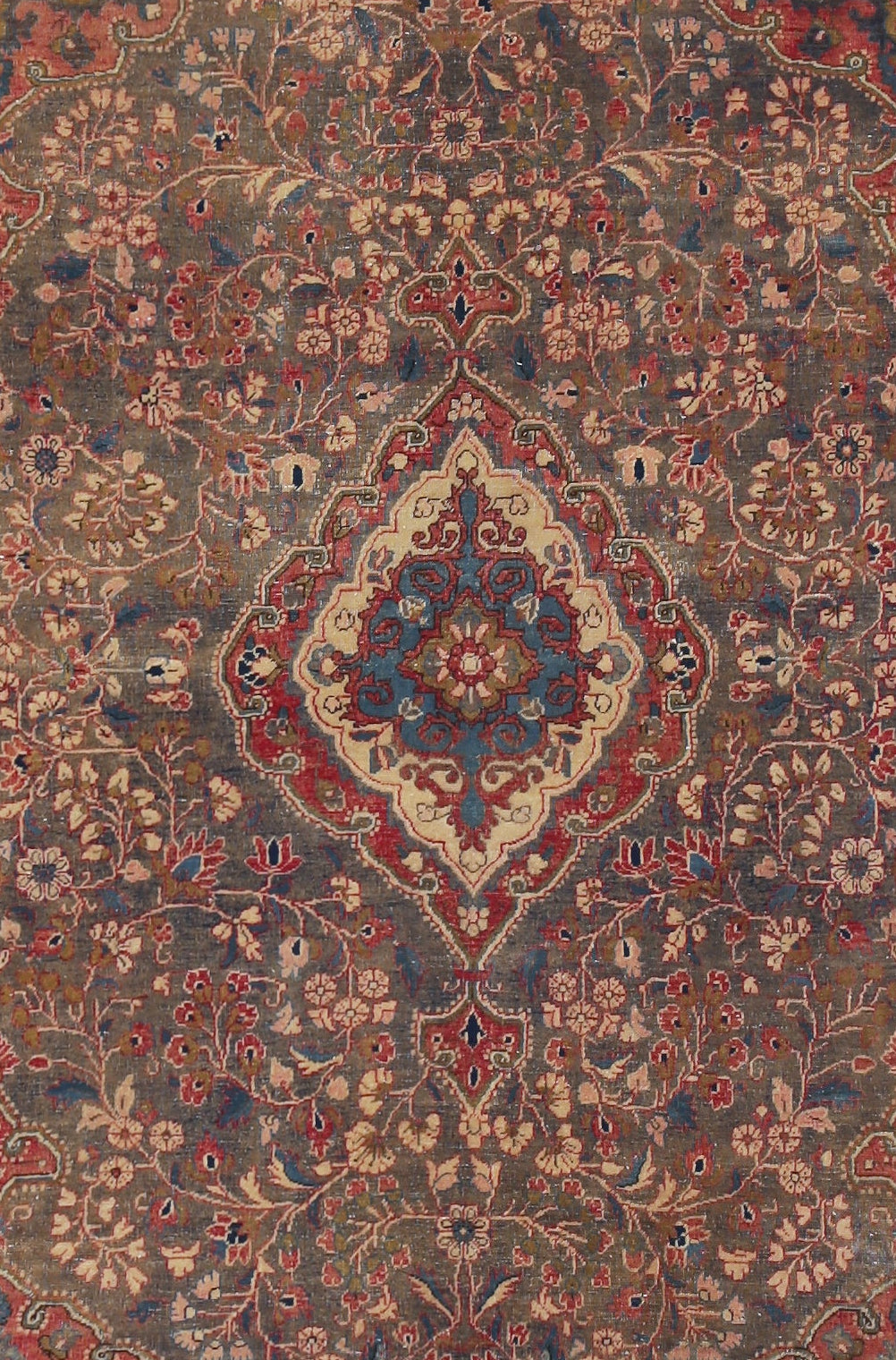 Vintage Persian Kashan Rug