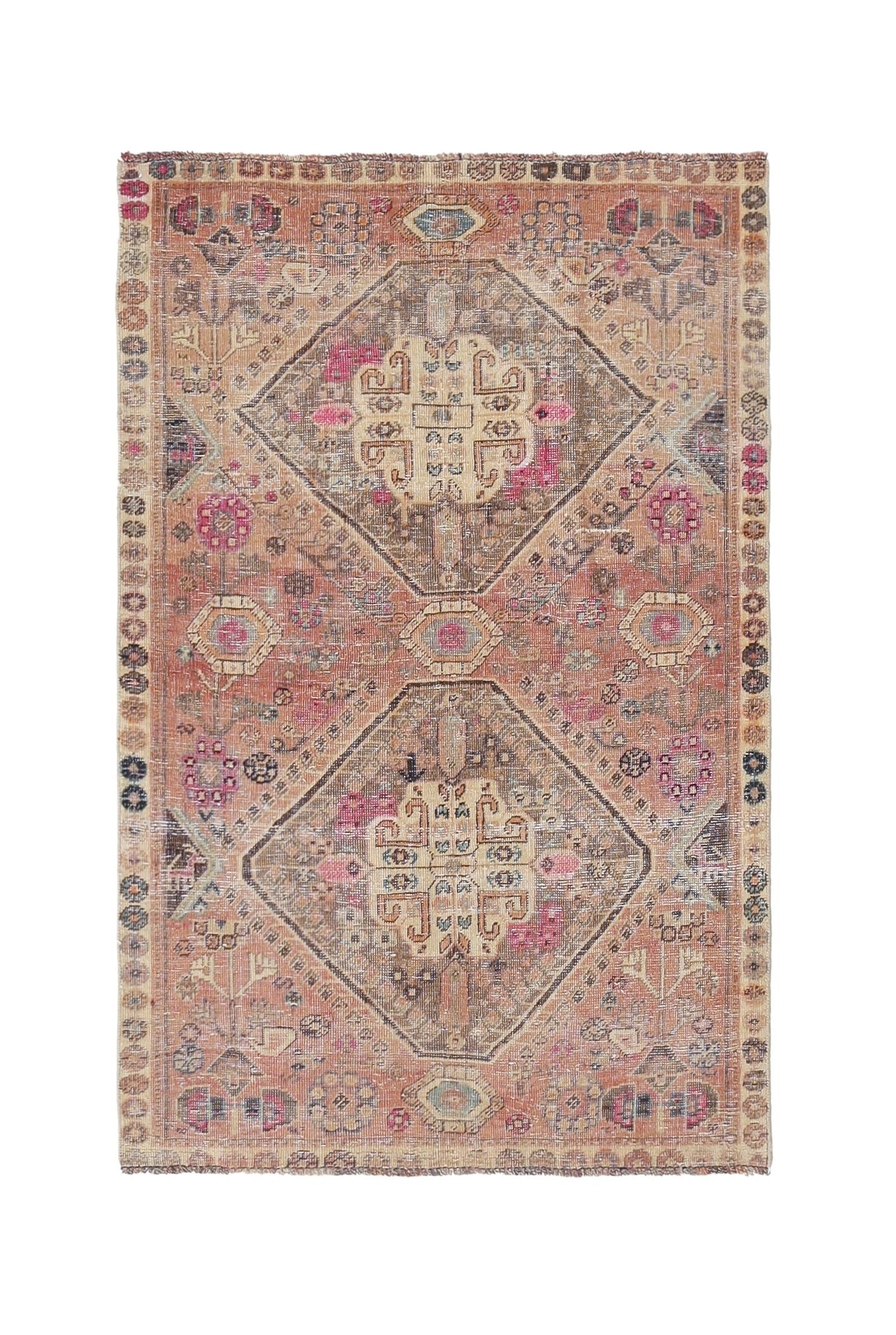 Vintage Persian Qashqai Rug