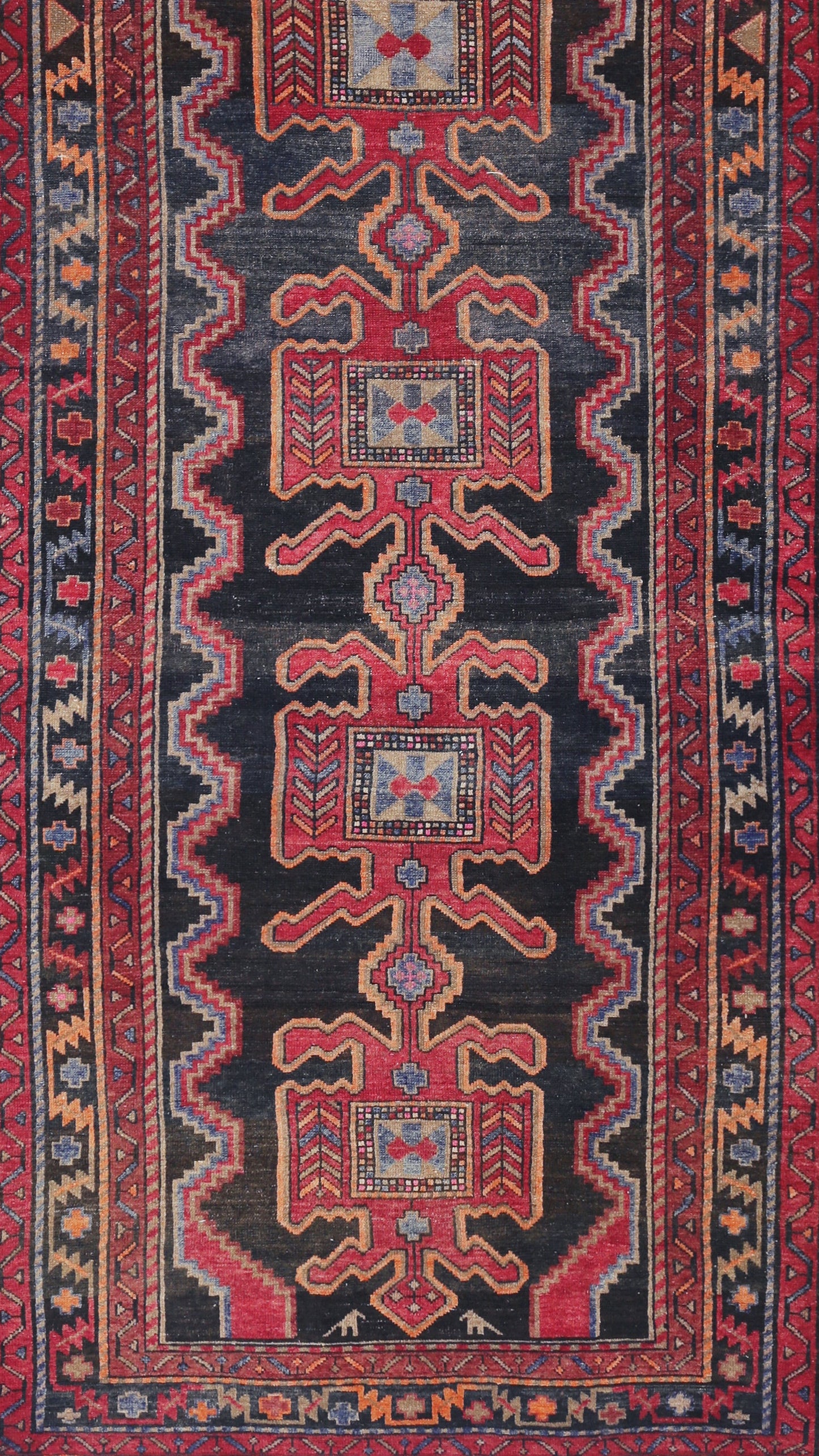 Vintage Persian Hamadan Runner