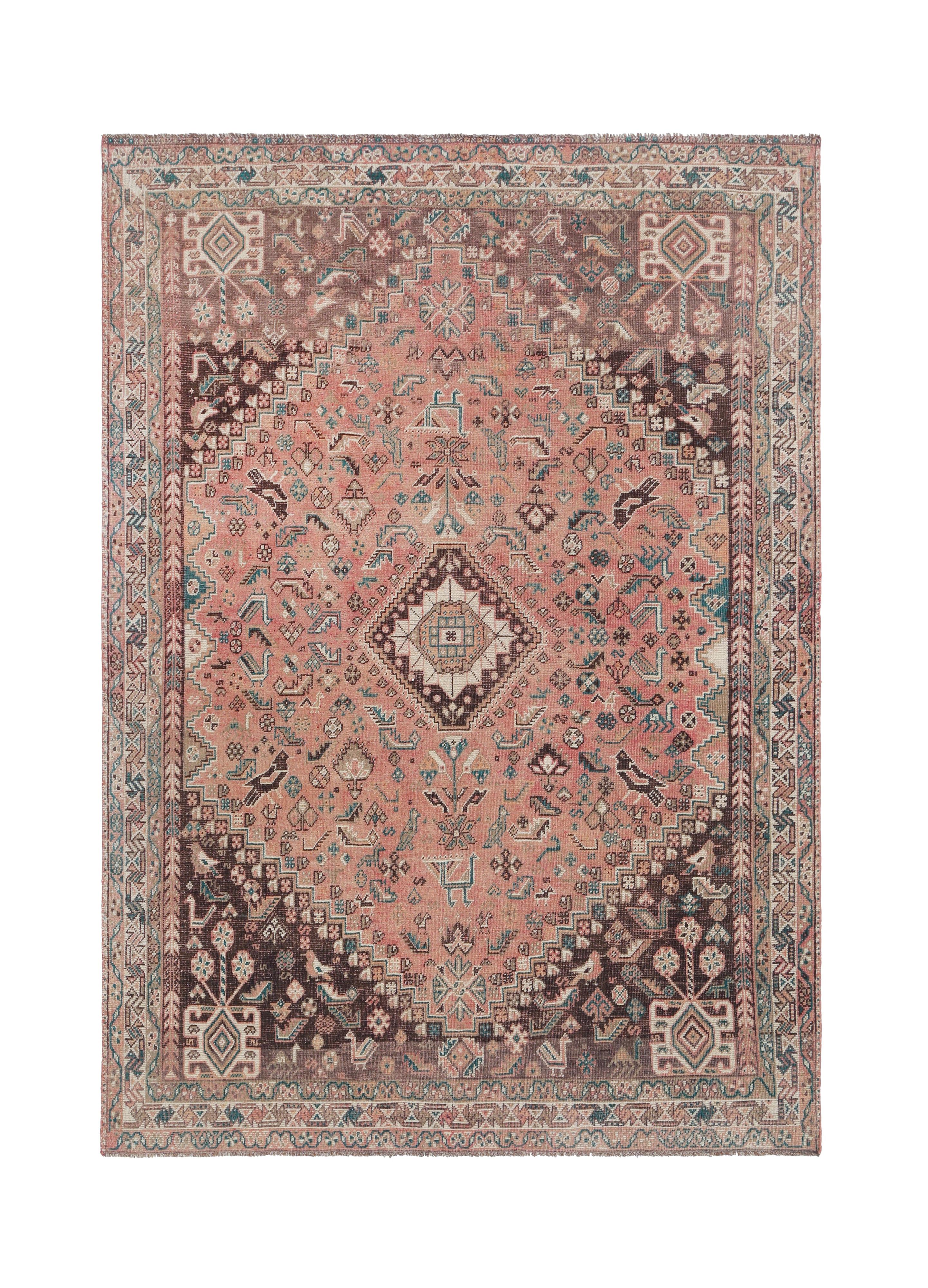 Vintage Persian Shiraz Rug