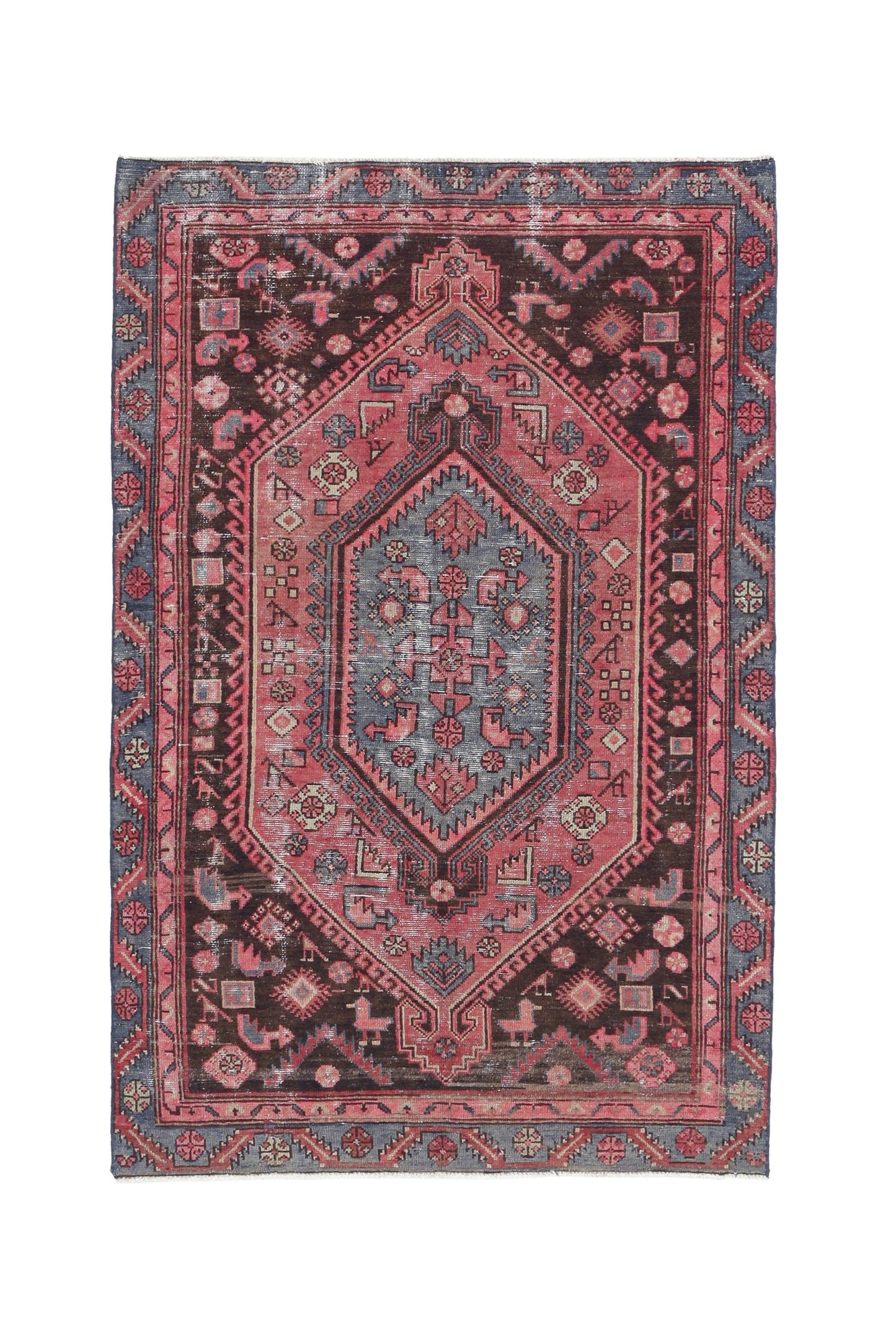 Vintage Persian Hamadan Rug