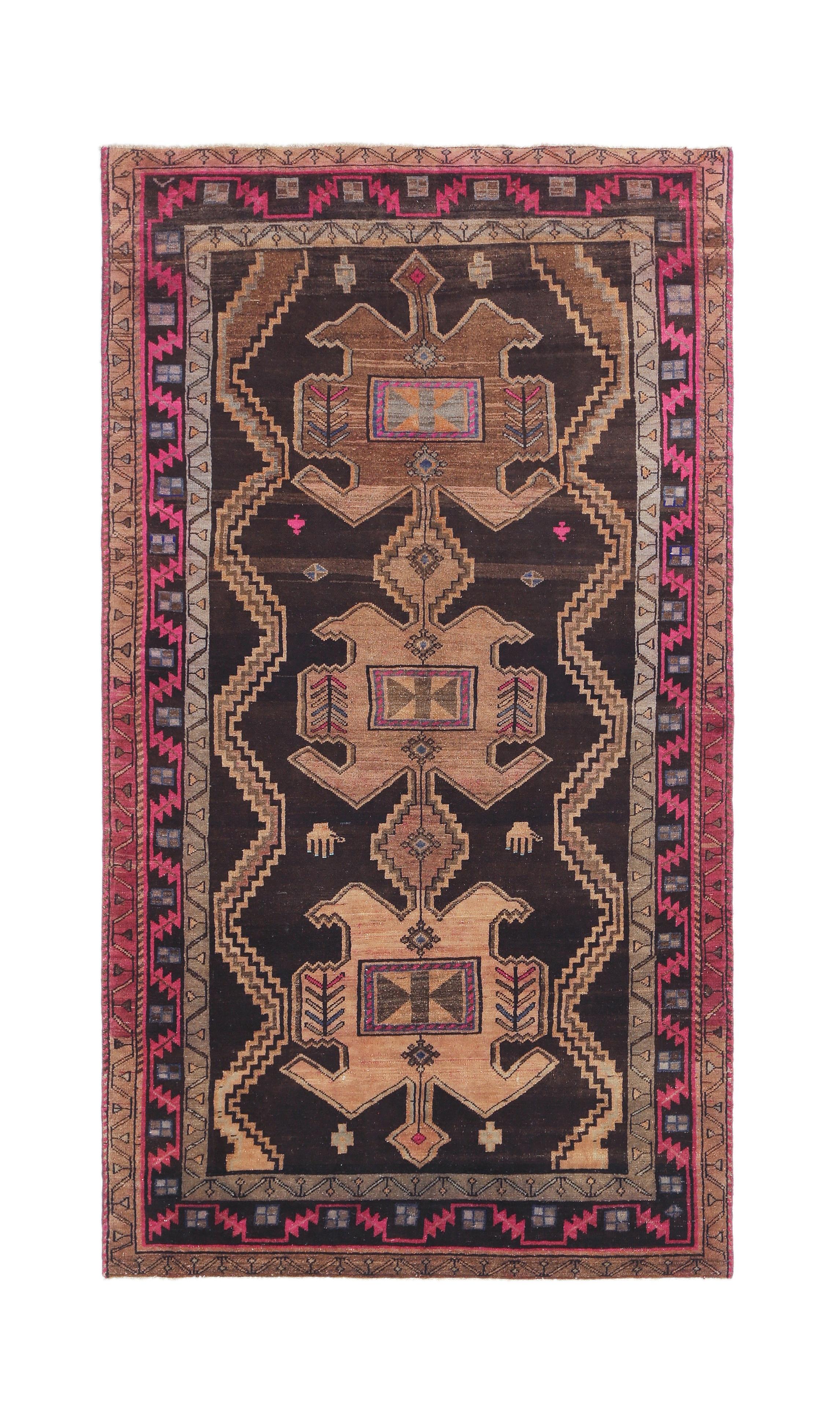 Vintage Persian Hamadan Rug