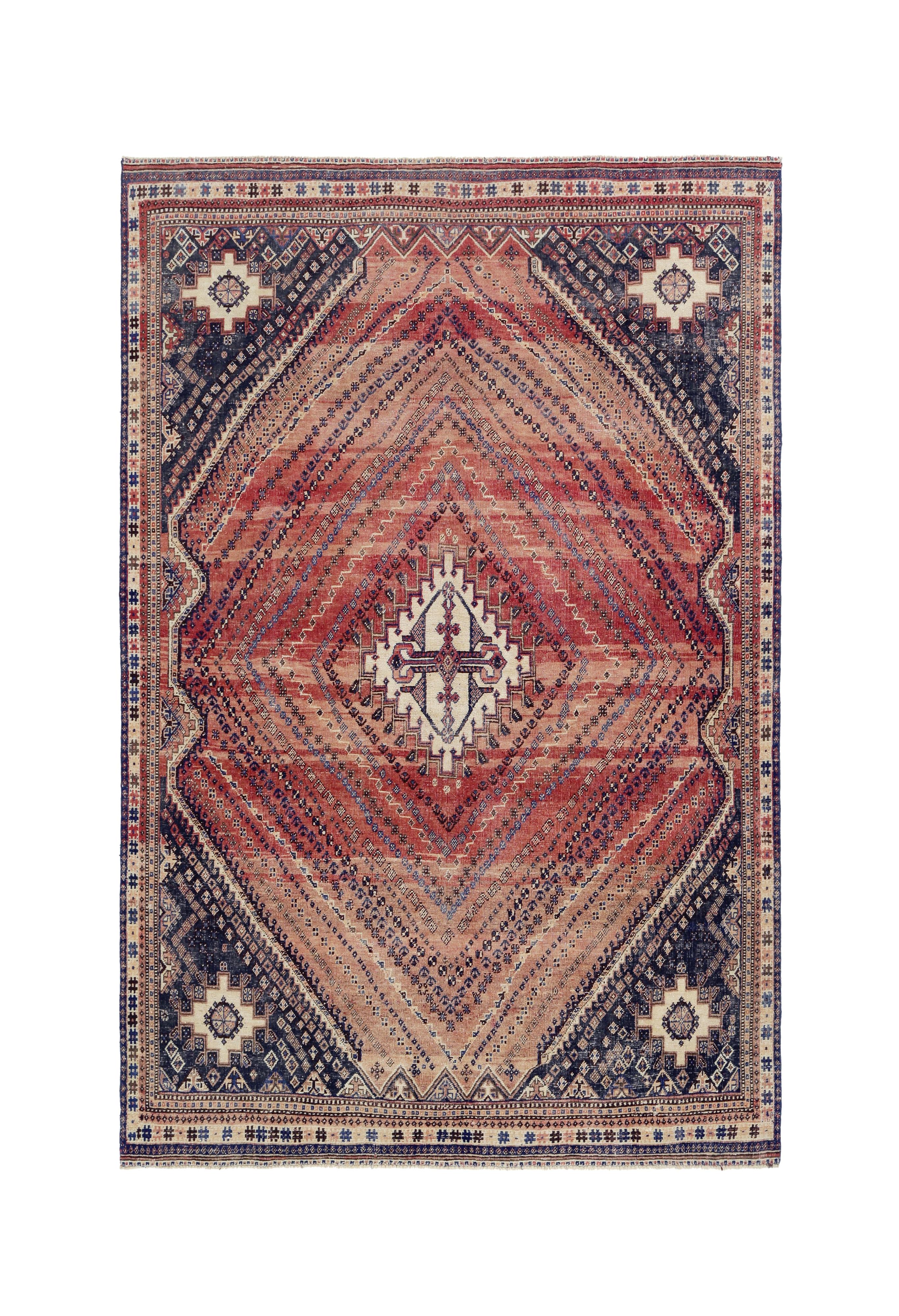 Vintage Persian Qashqai Rug