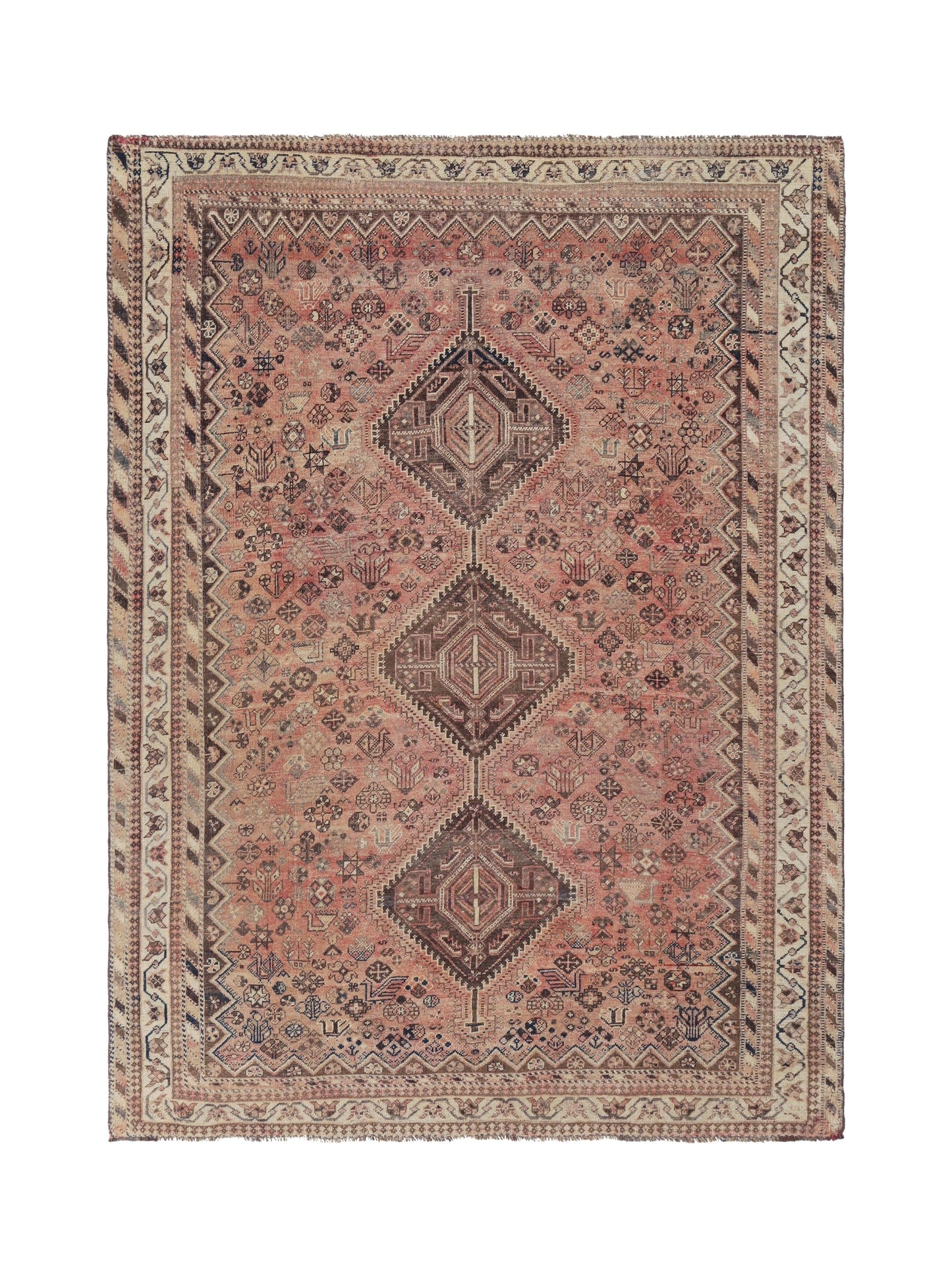 Vintage Persian Shiraz Rug