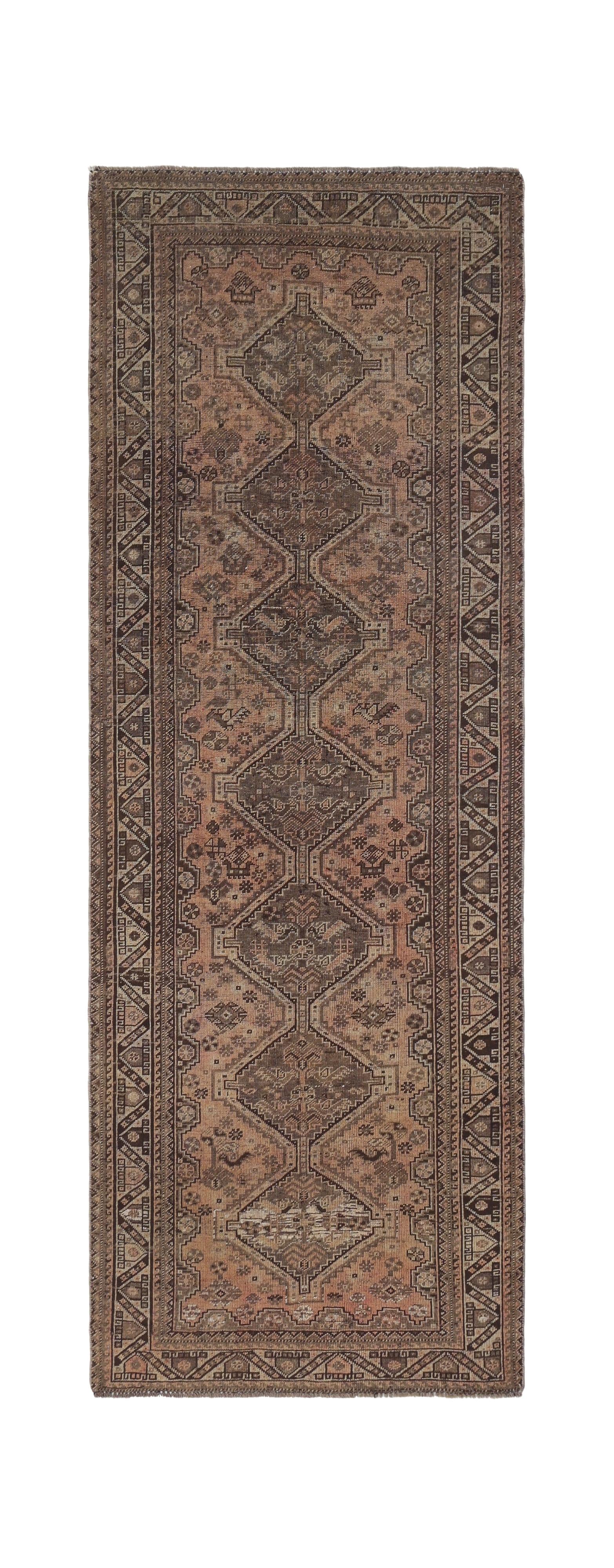 Vintage Persian Shiraz Runner