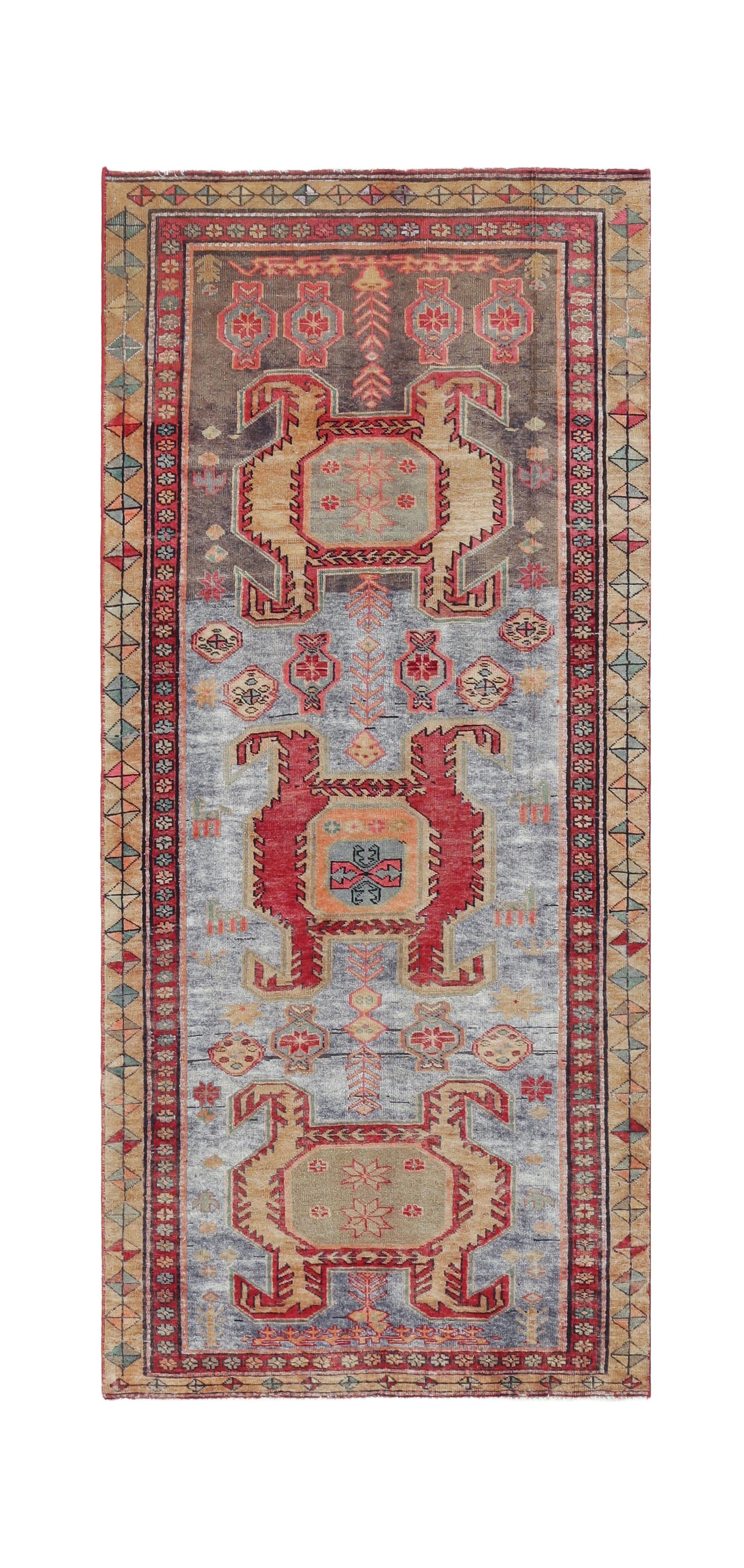 Vintage Persian Ardabil Runner