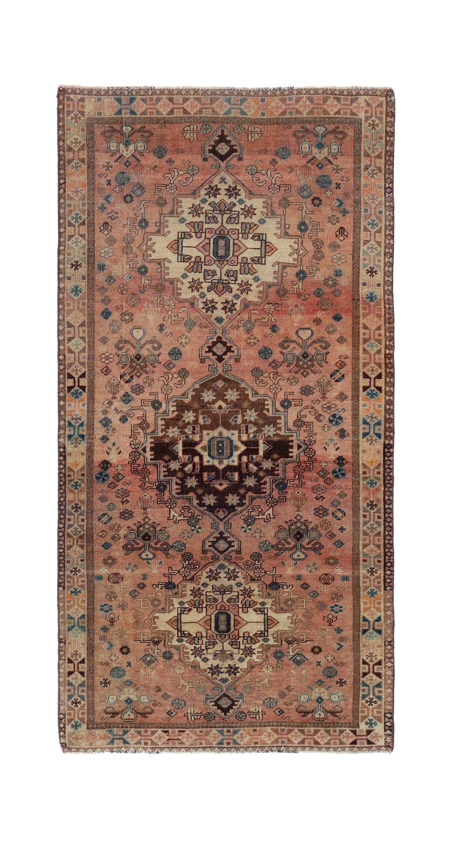 Vintage Persian Bakhtiari Rug