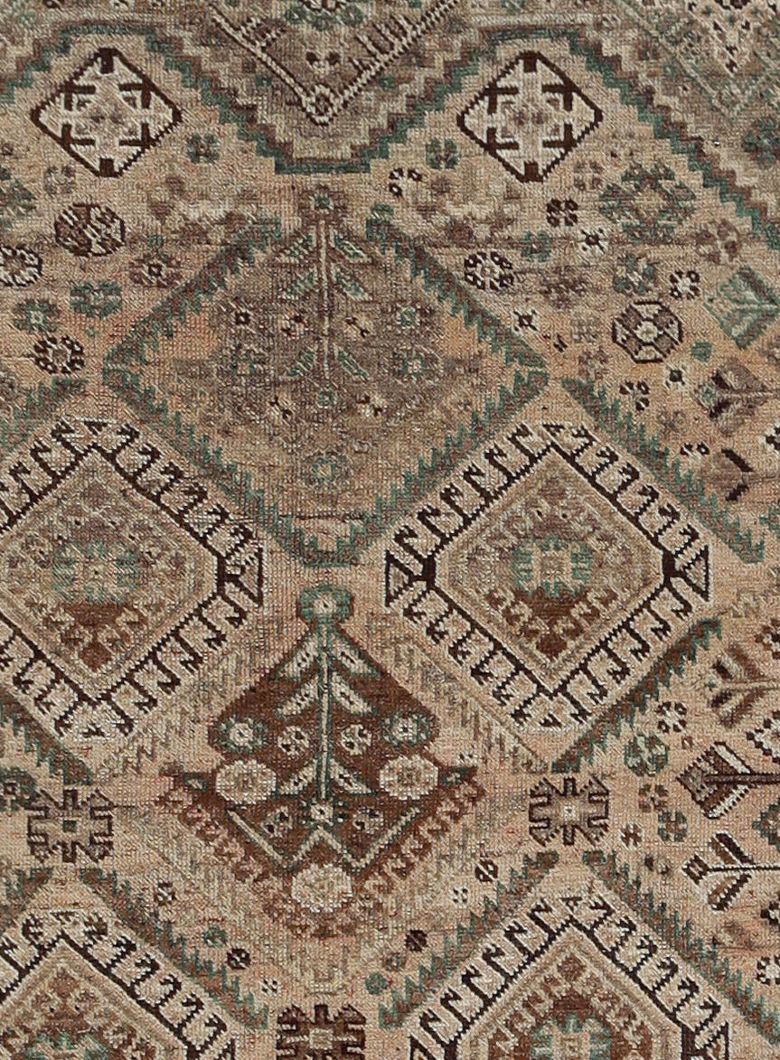 Vintage Persian Shiraz Rug