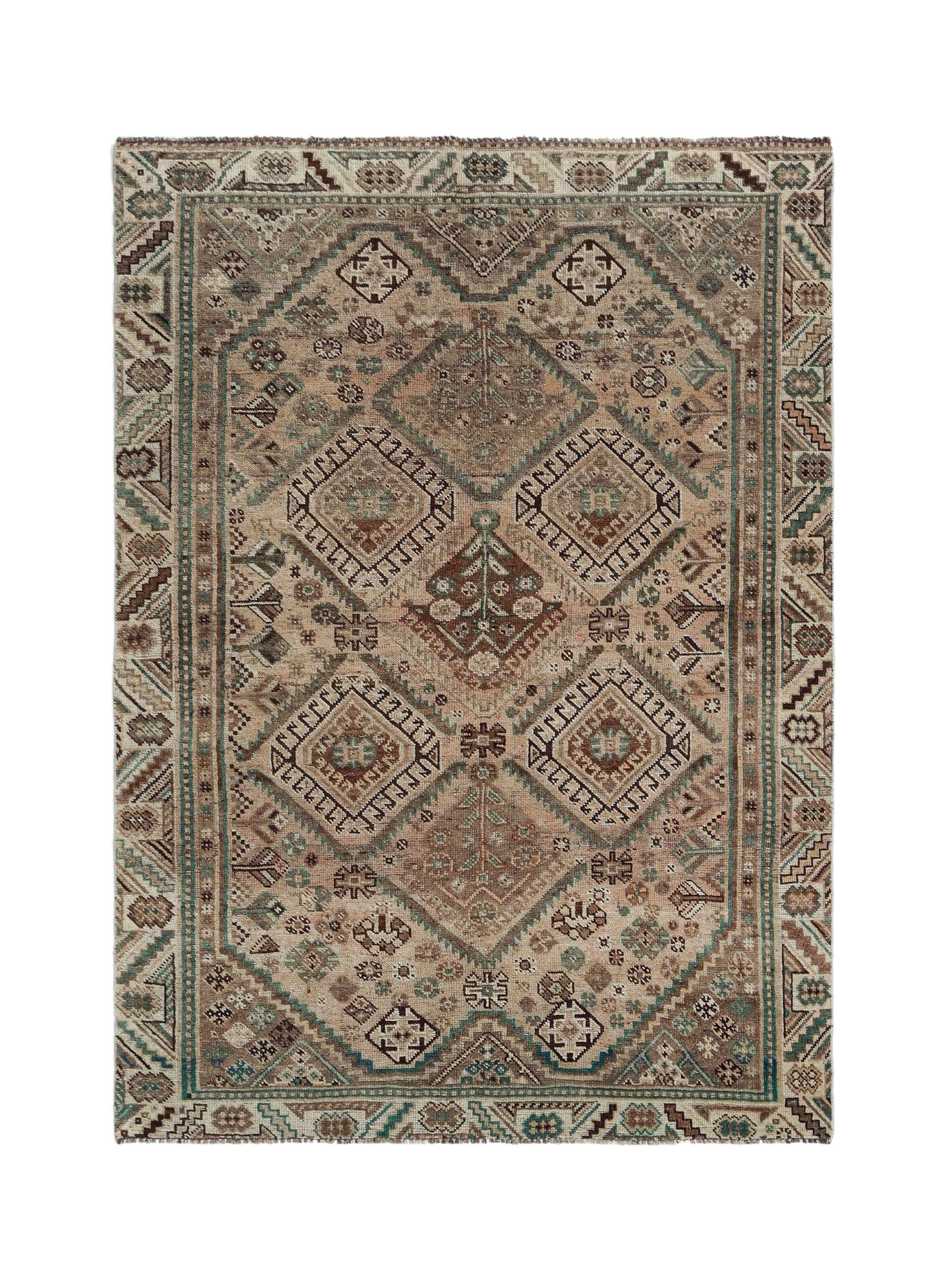 Vintage Persian Shiraz Rug