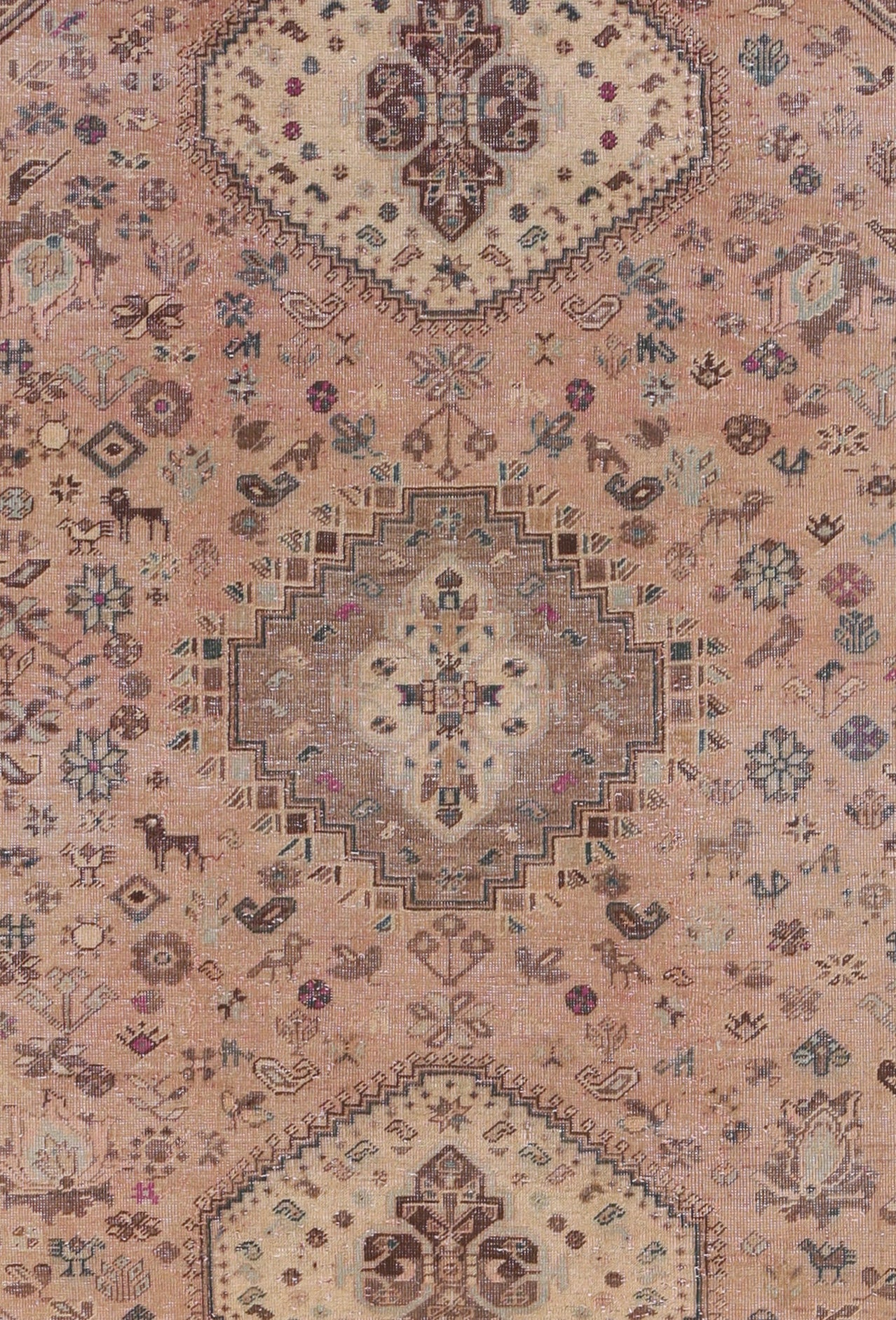 Vintage Persian Shiraz Rug