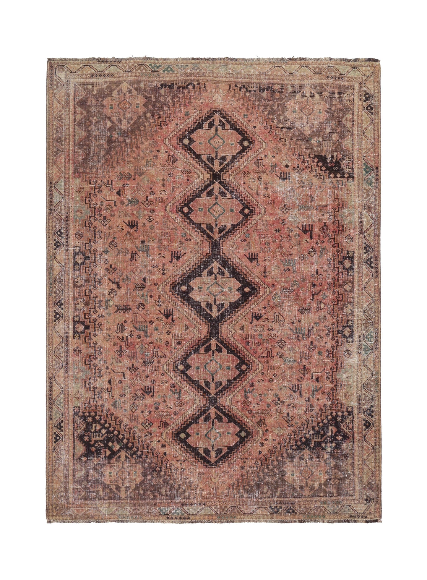 Vintage Persian Shiraz Rug
