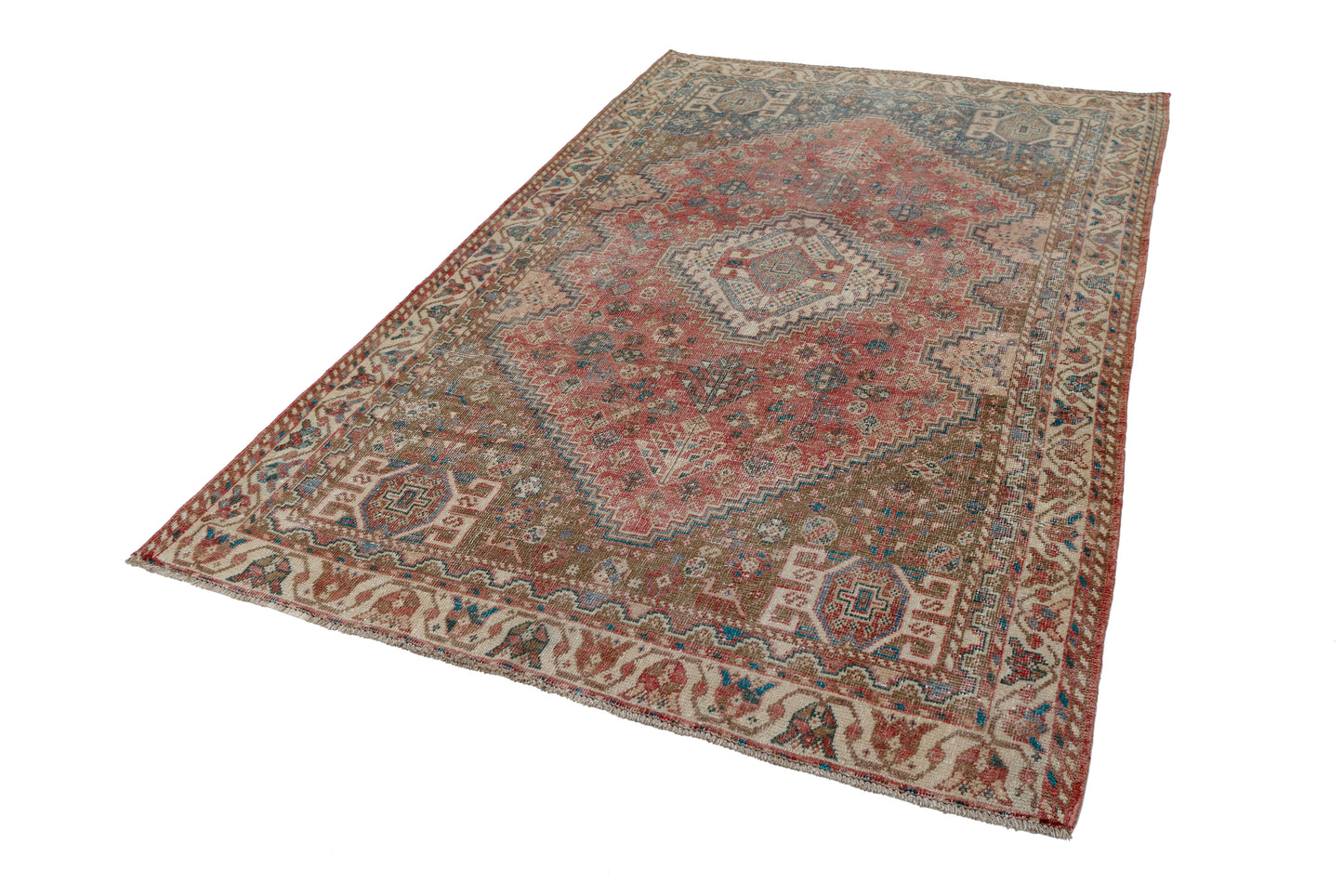 Vintage Persian Qashqai Rug