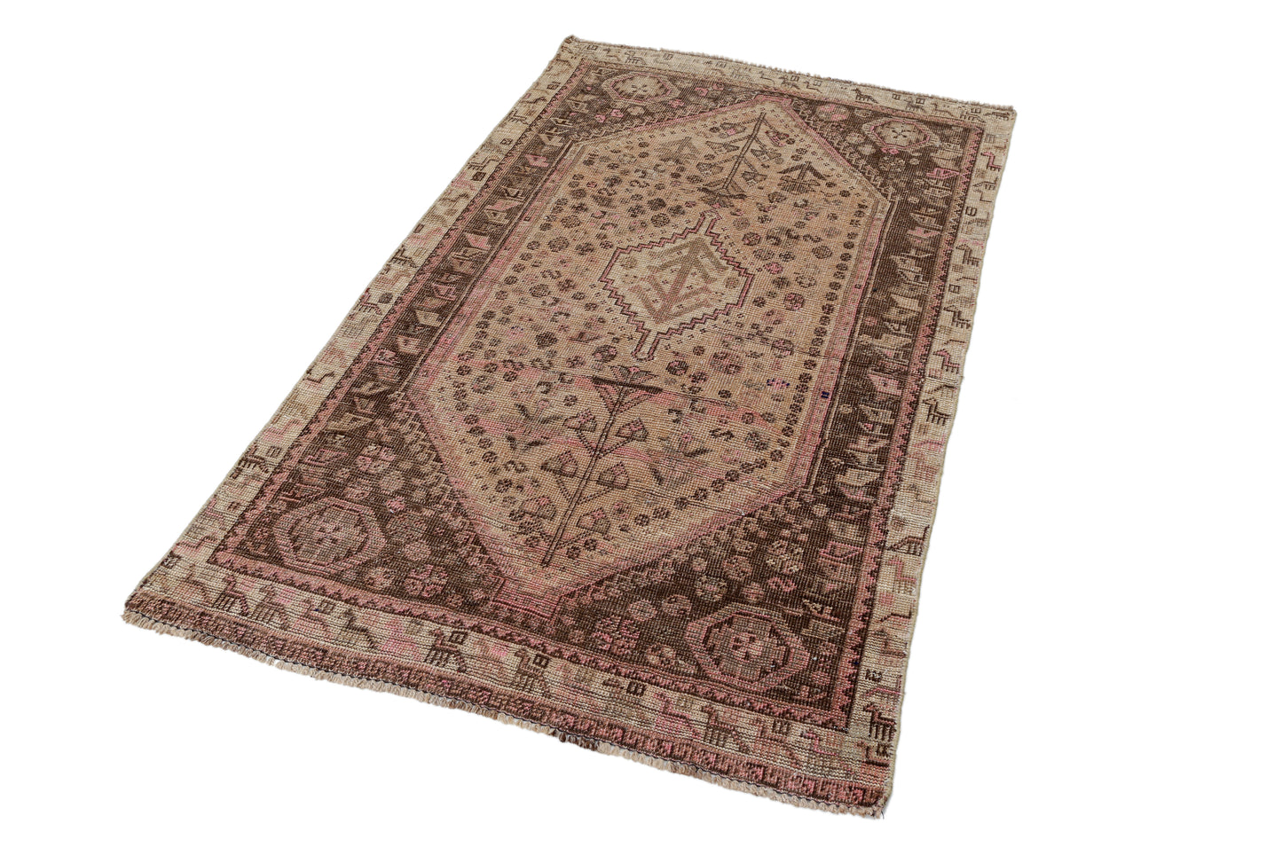 Vintage Persian Shiraz Rug