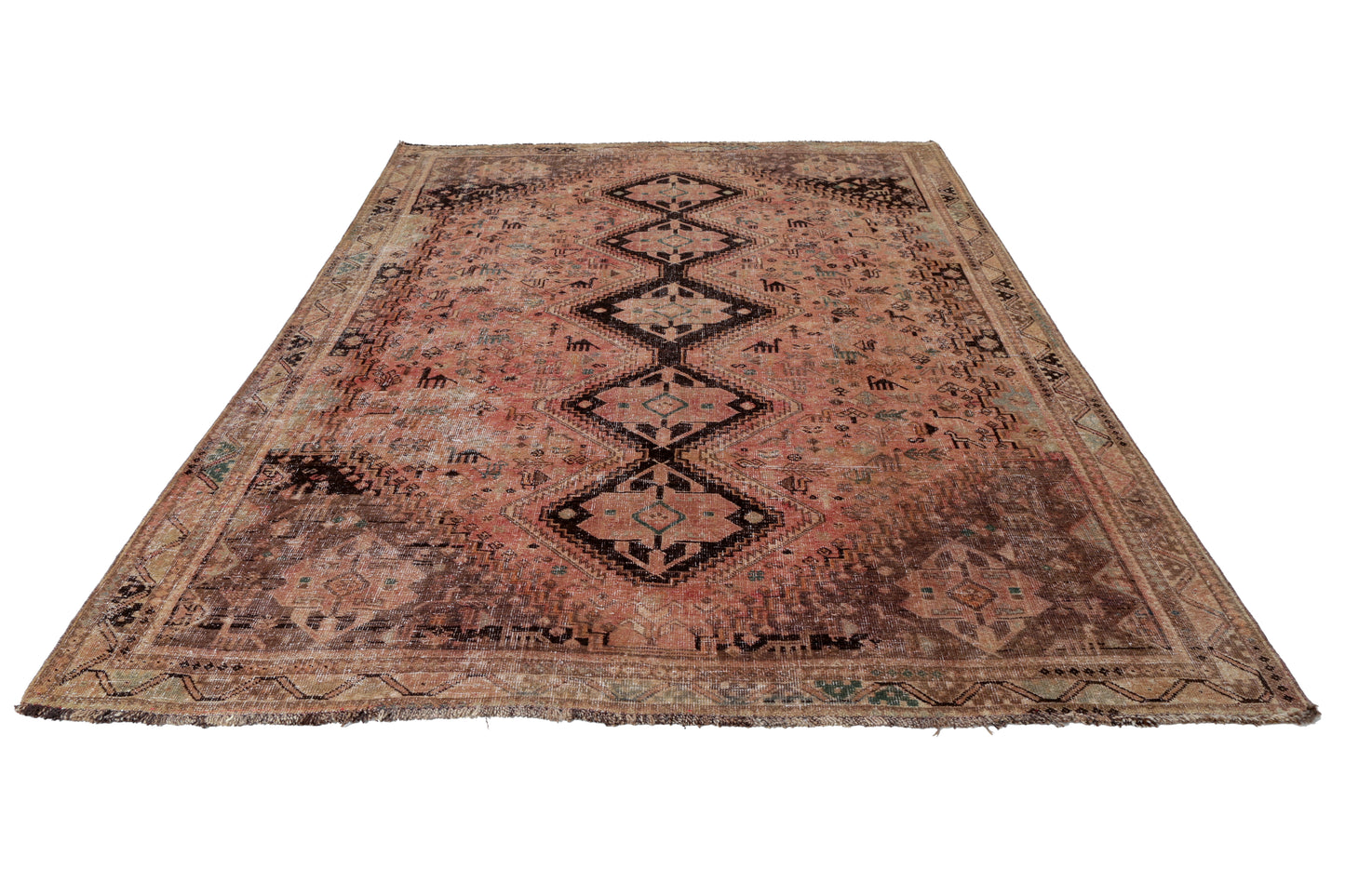 Vintage Persian Shiraz Rug